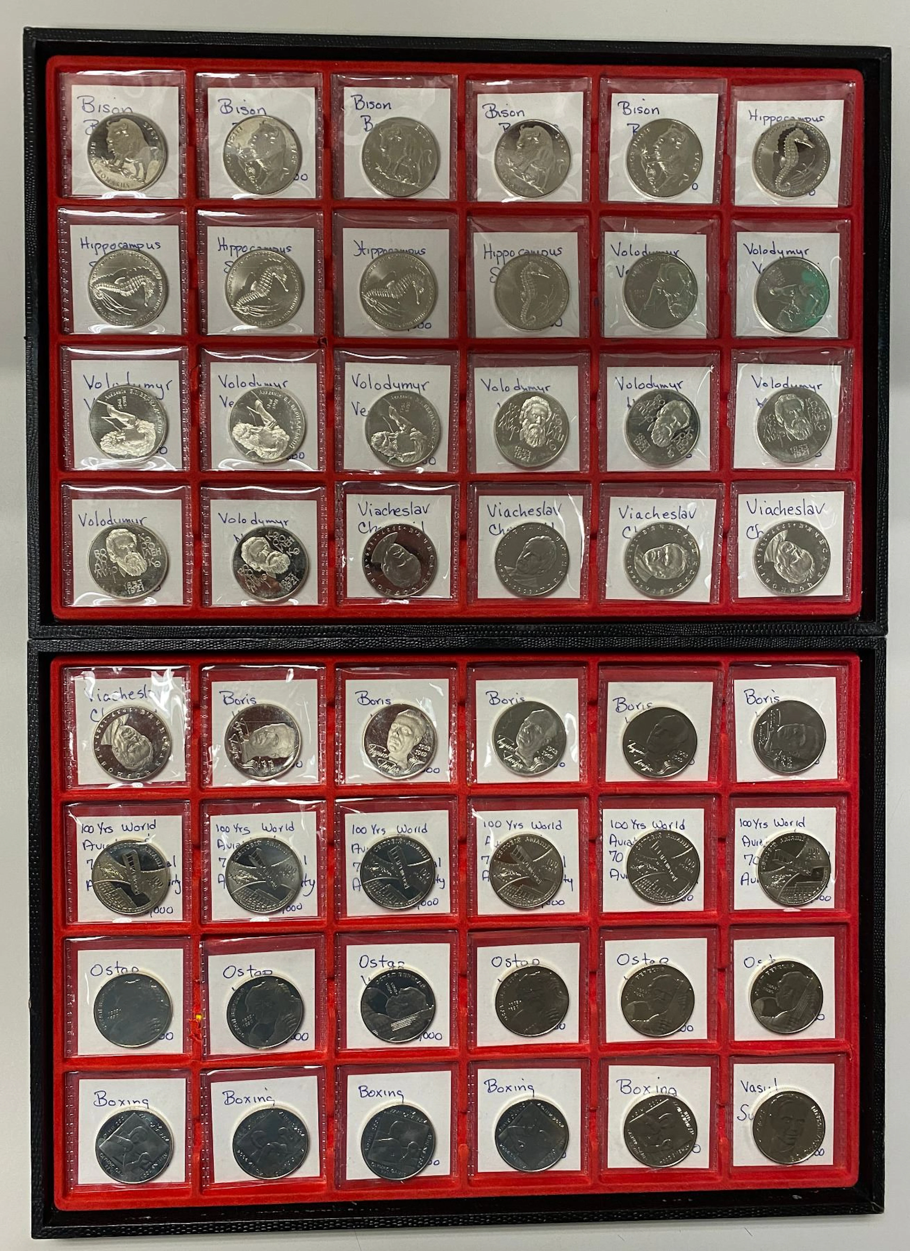 UKRAINE: LOT of 90 coins