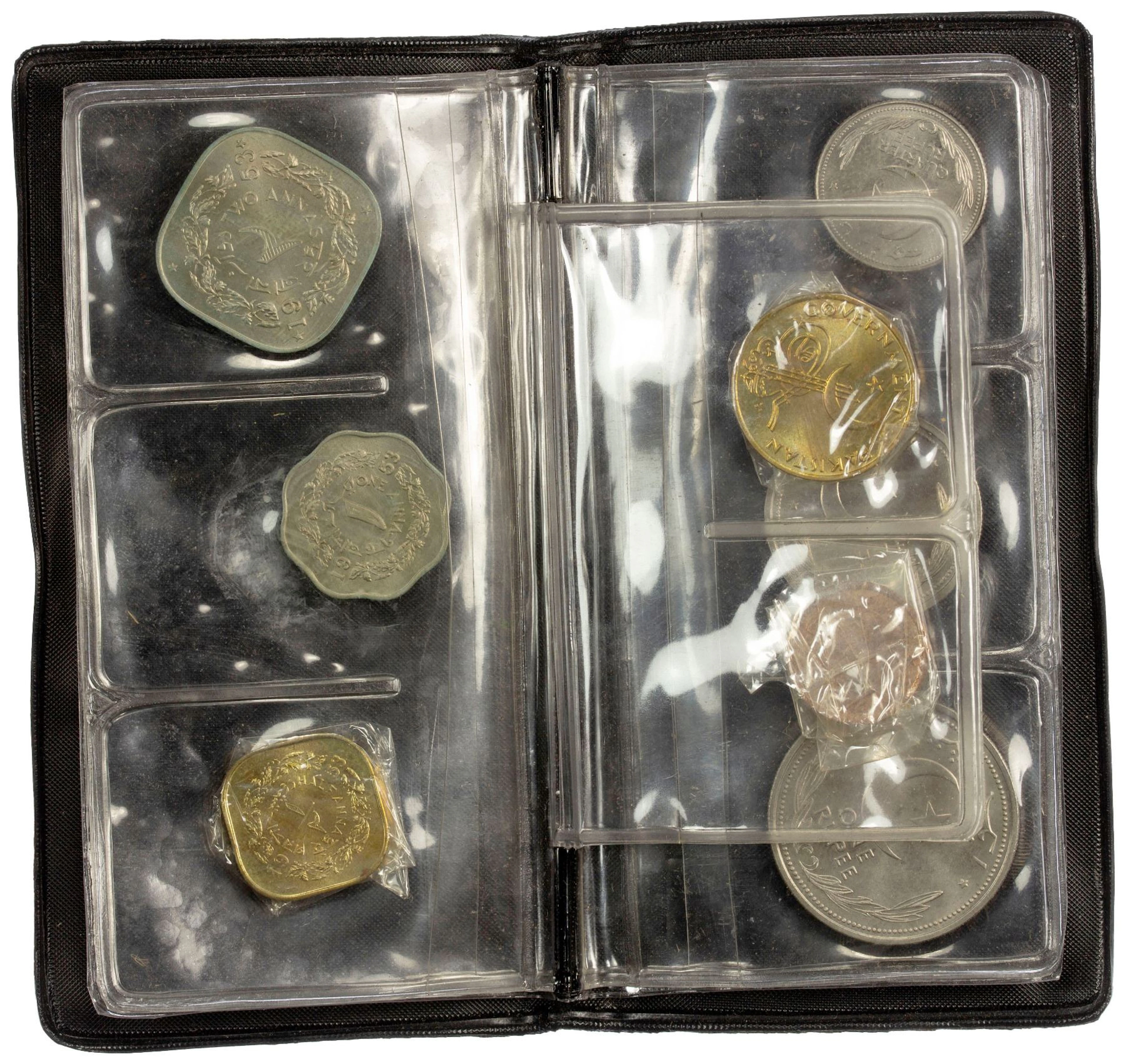 PAKISTAN: Islamic Republic, 8-coin mint set, 1948/51/53