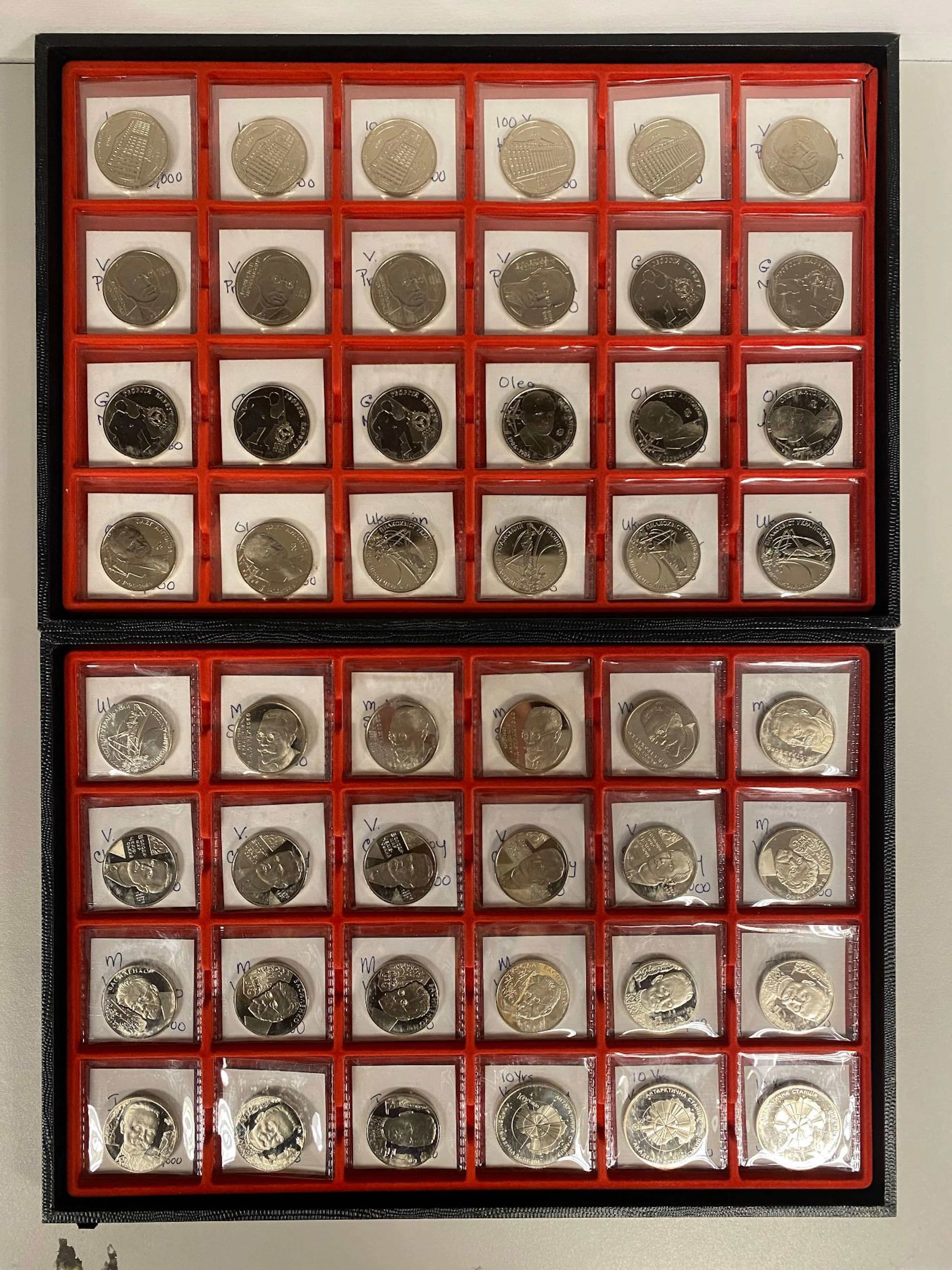 UKRAINE: LOT of 70 coins