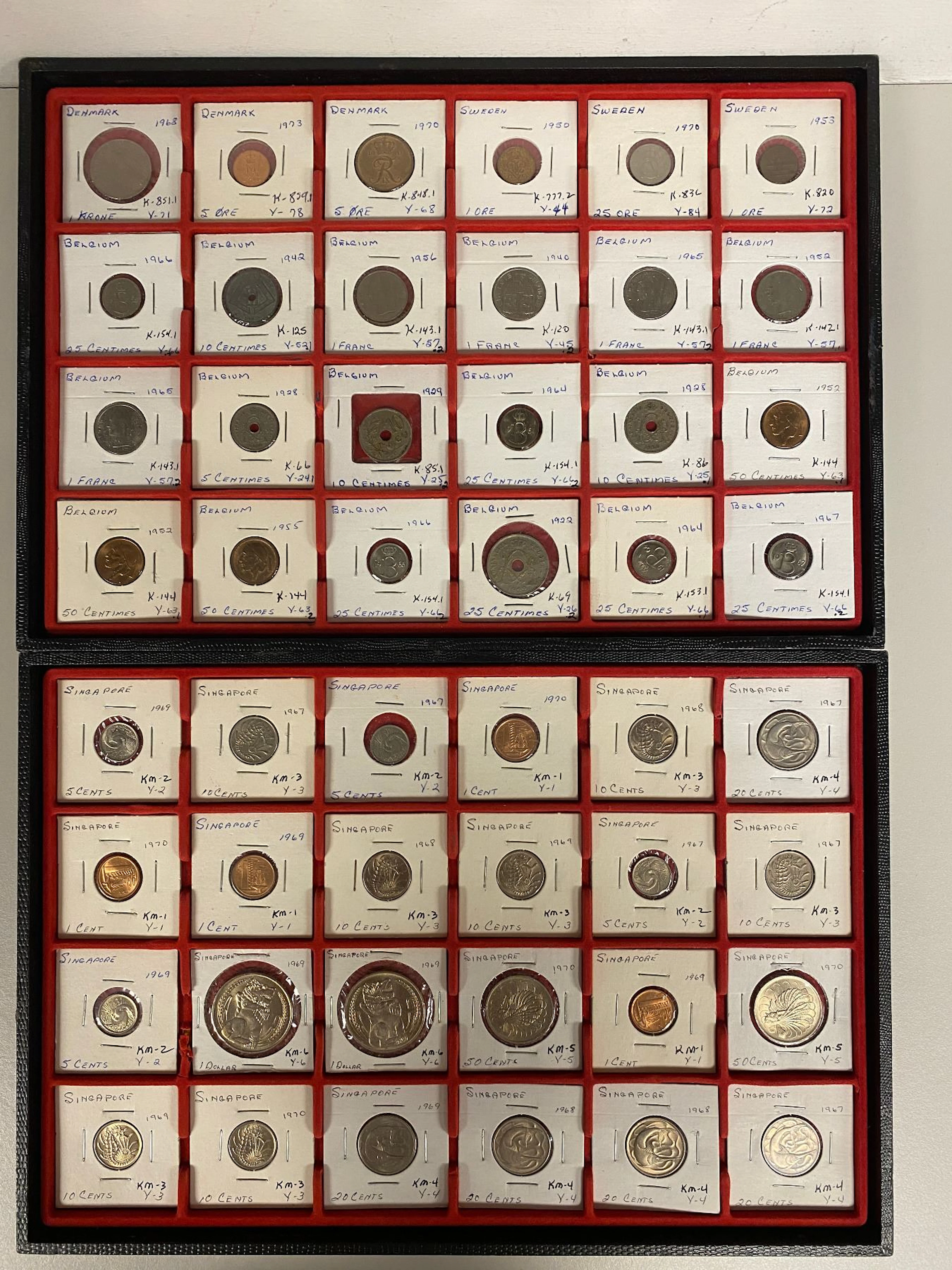 WORLDWIDE: LOT of 335 coins