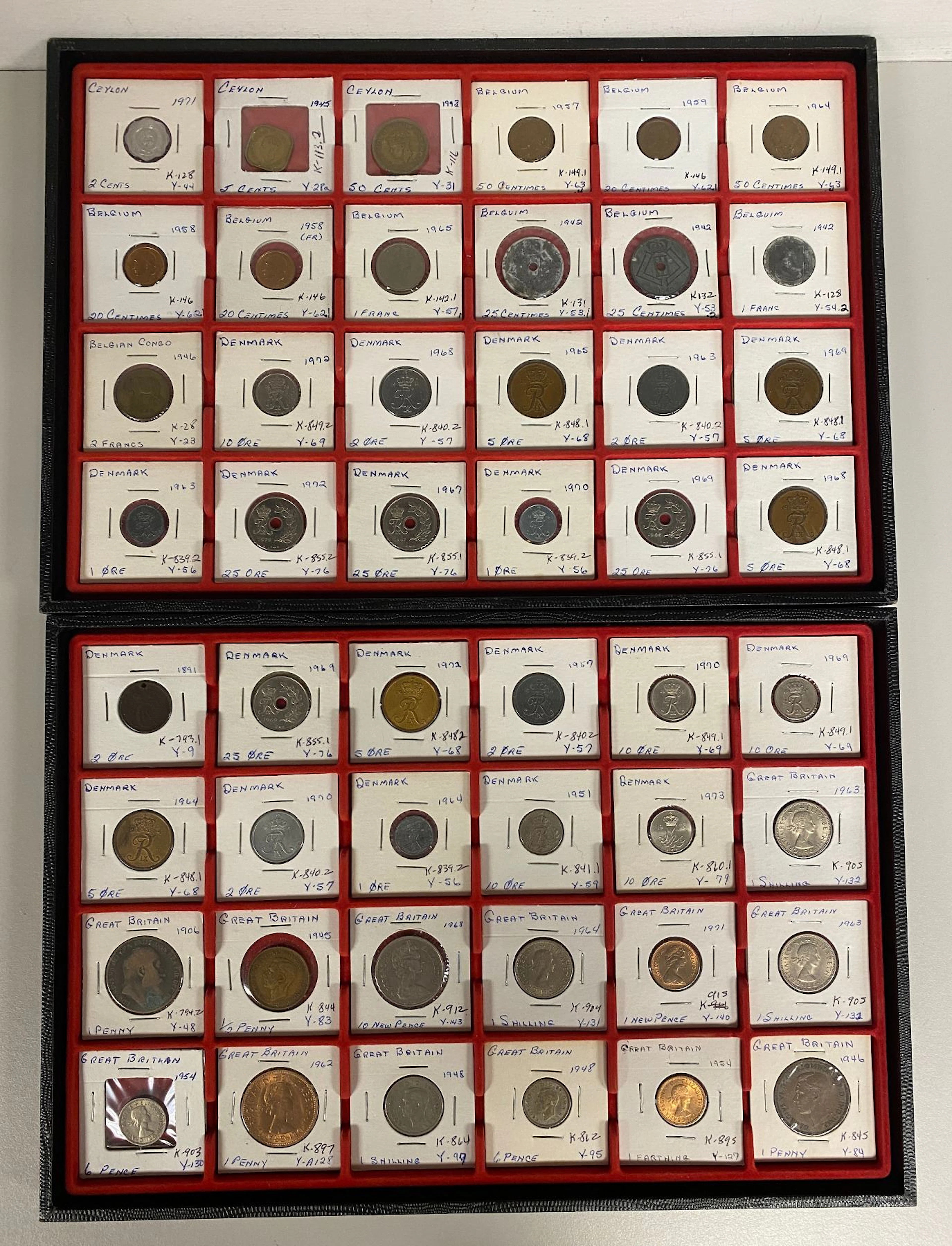 WORLDWIDE: LOT of 335 coins