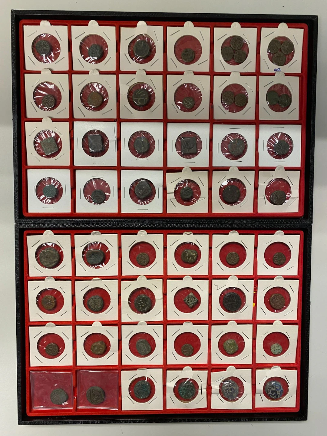 INDIA: LOT of 79 copper coins