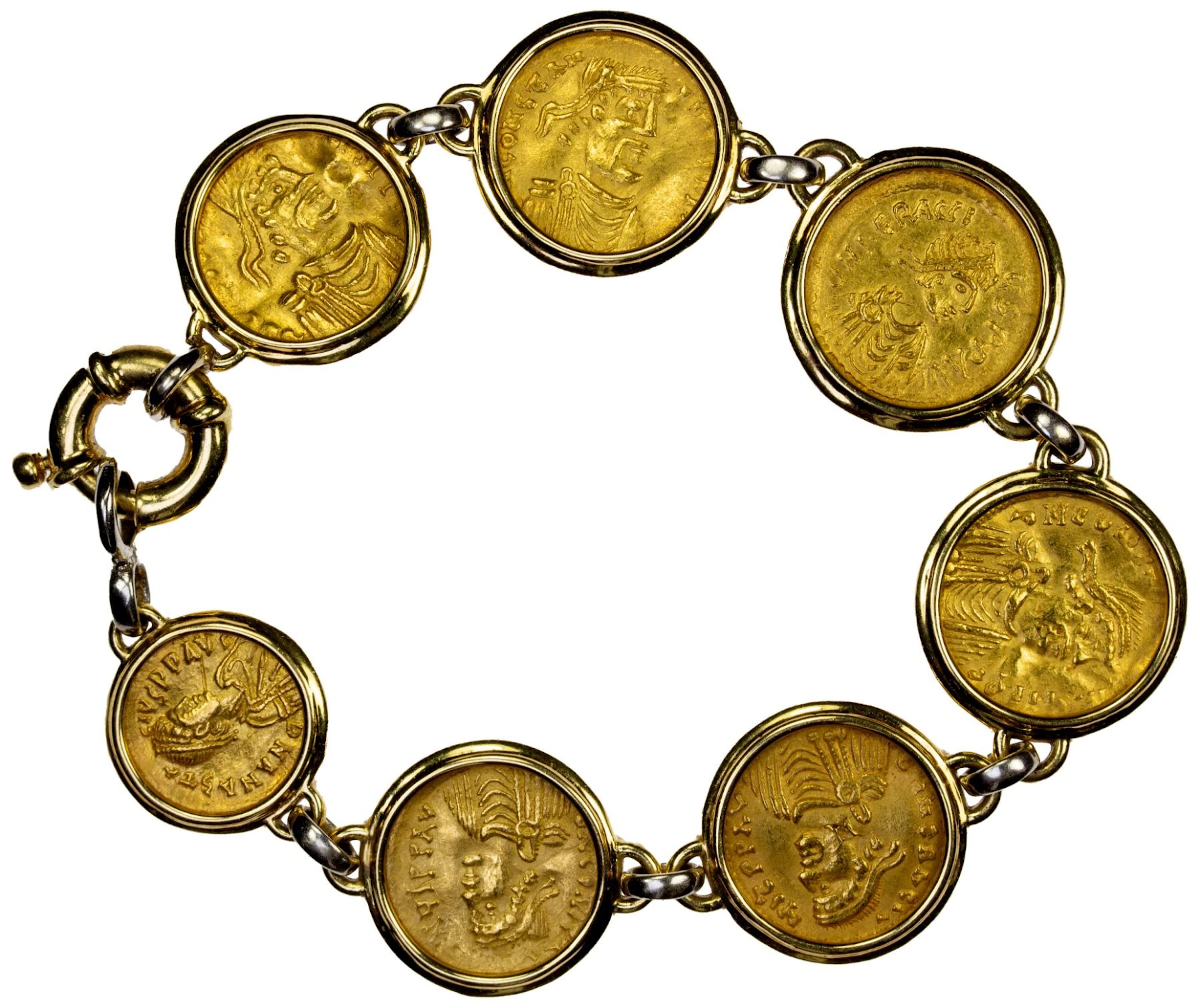 BYZANTINE EMPIRE: coin bracelet (41.41g)