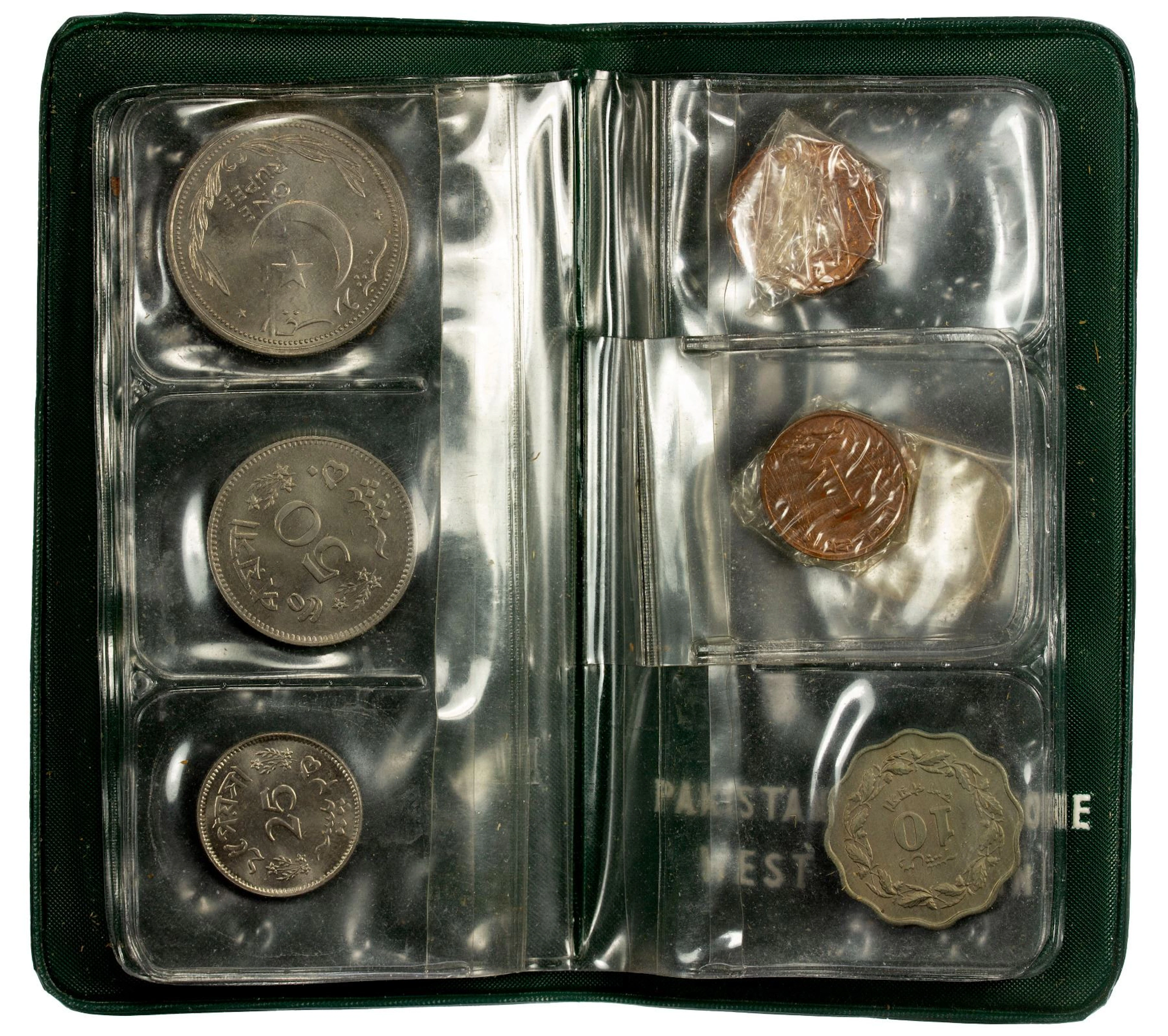 PAKISTAN: Islamic Republic, 7-coin mint set, 1948/64