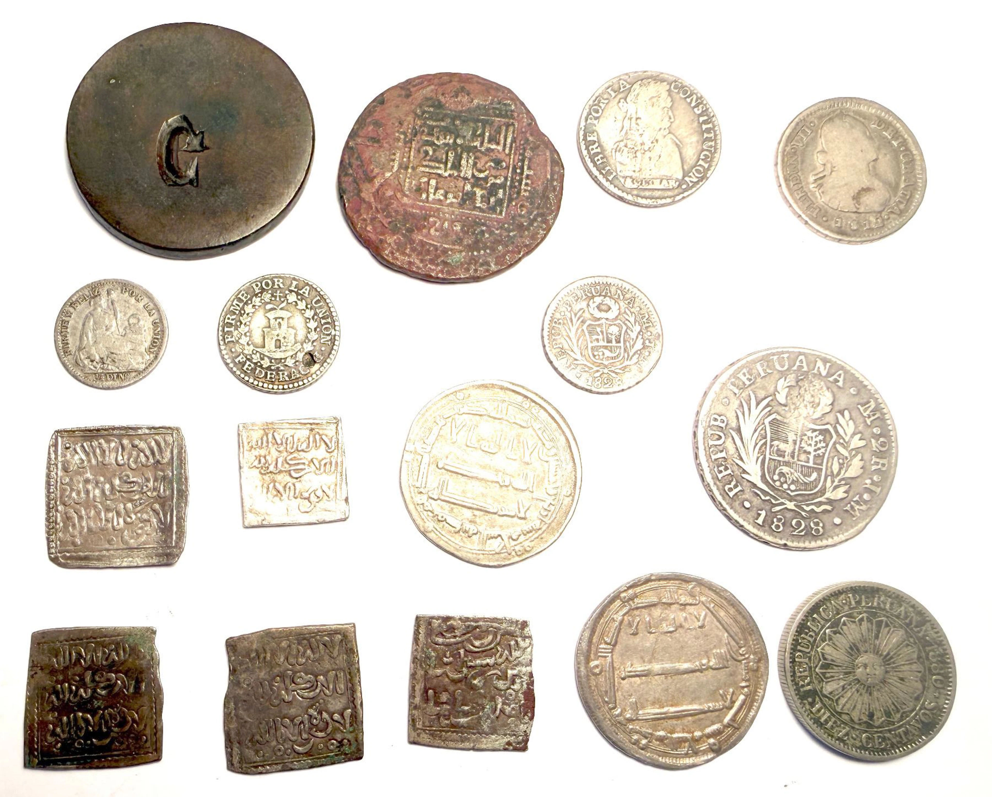WORLDWIDE: LOT of 16 coins