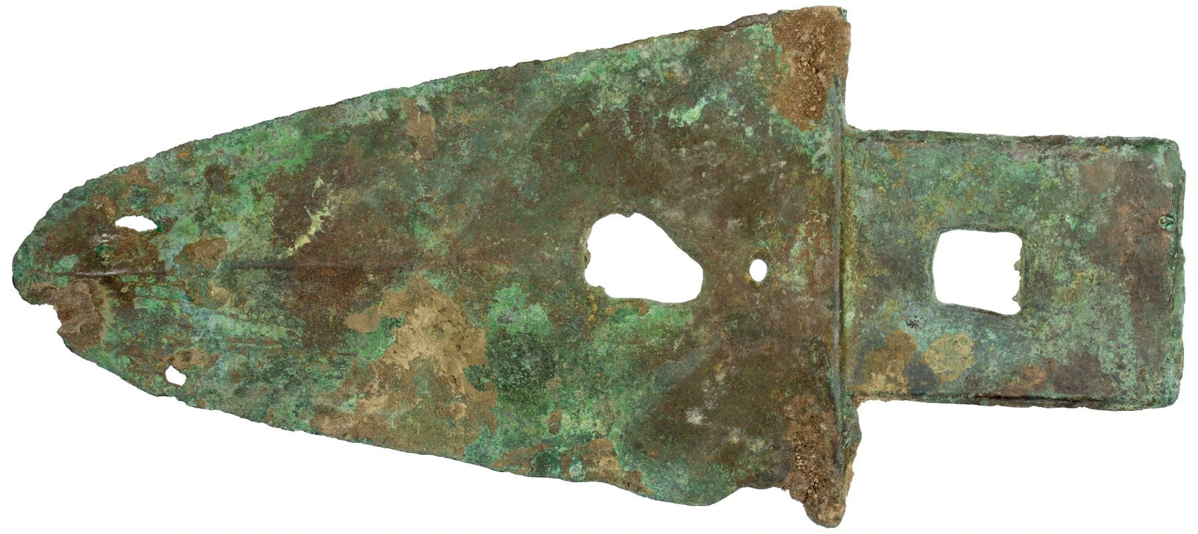 WESTERN ZHOU: AE halberd (106.51g), ca. 11th-8th century BC, Fine