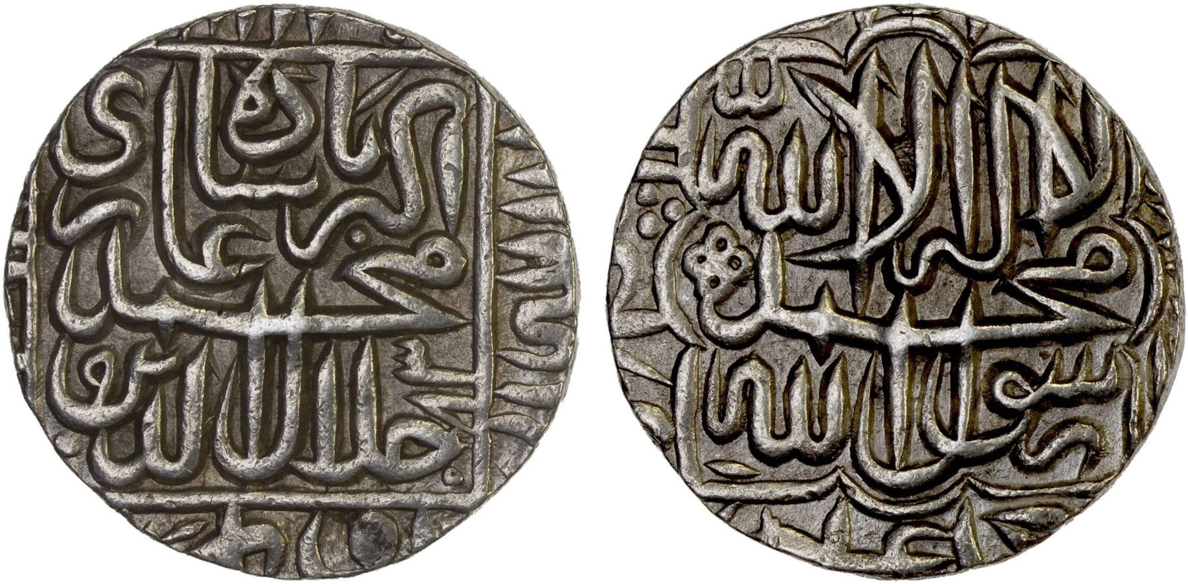MUGHAL: Akbar I, 1556-1605, AR rupee (11.38g), Agra, AH983, Choice XF