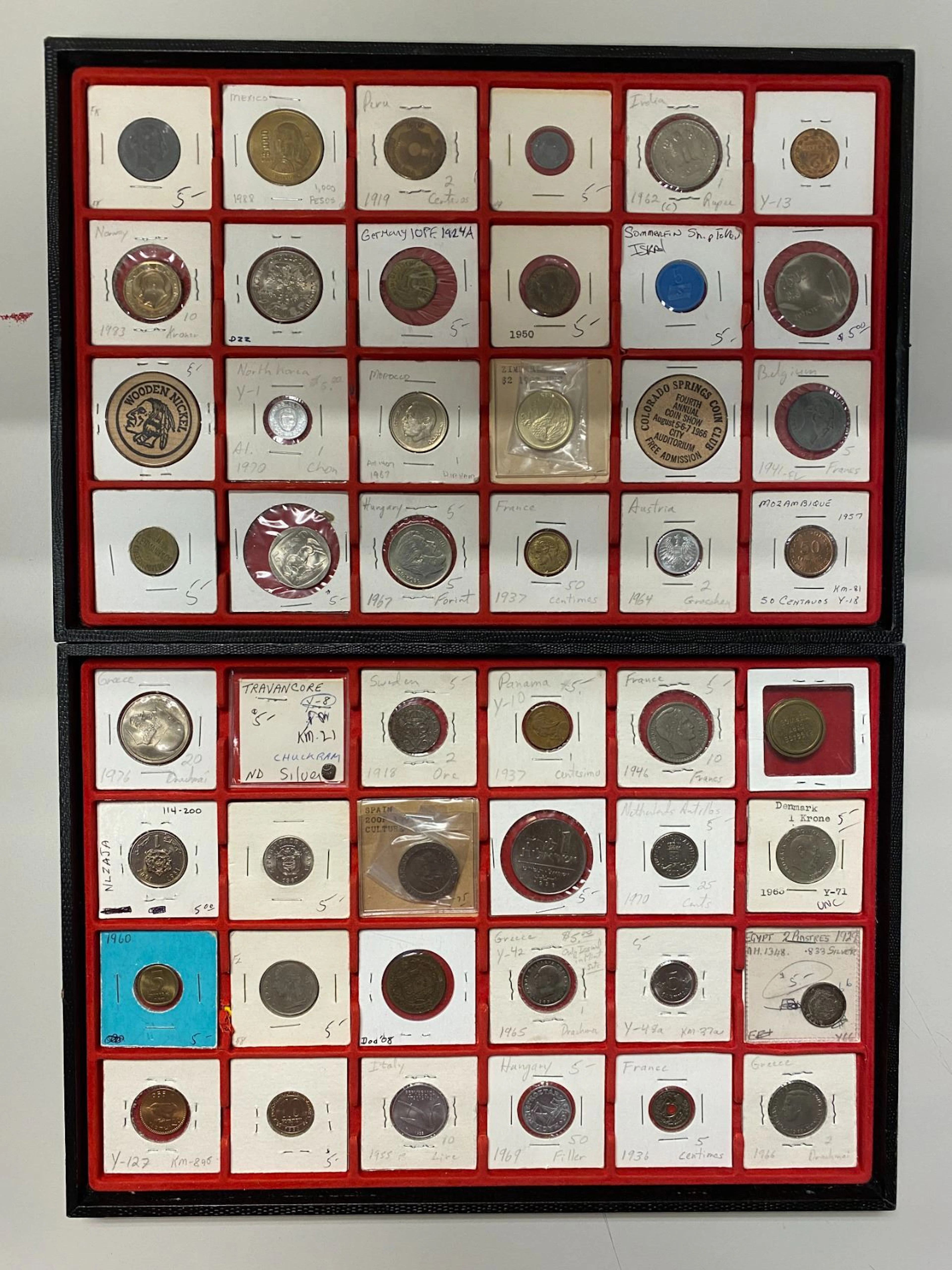 WORLDWIDE: LOT of 617 coins