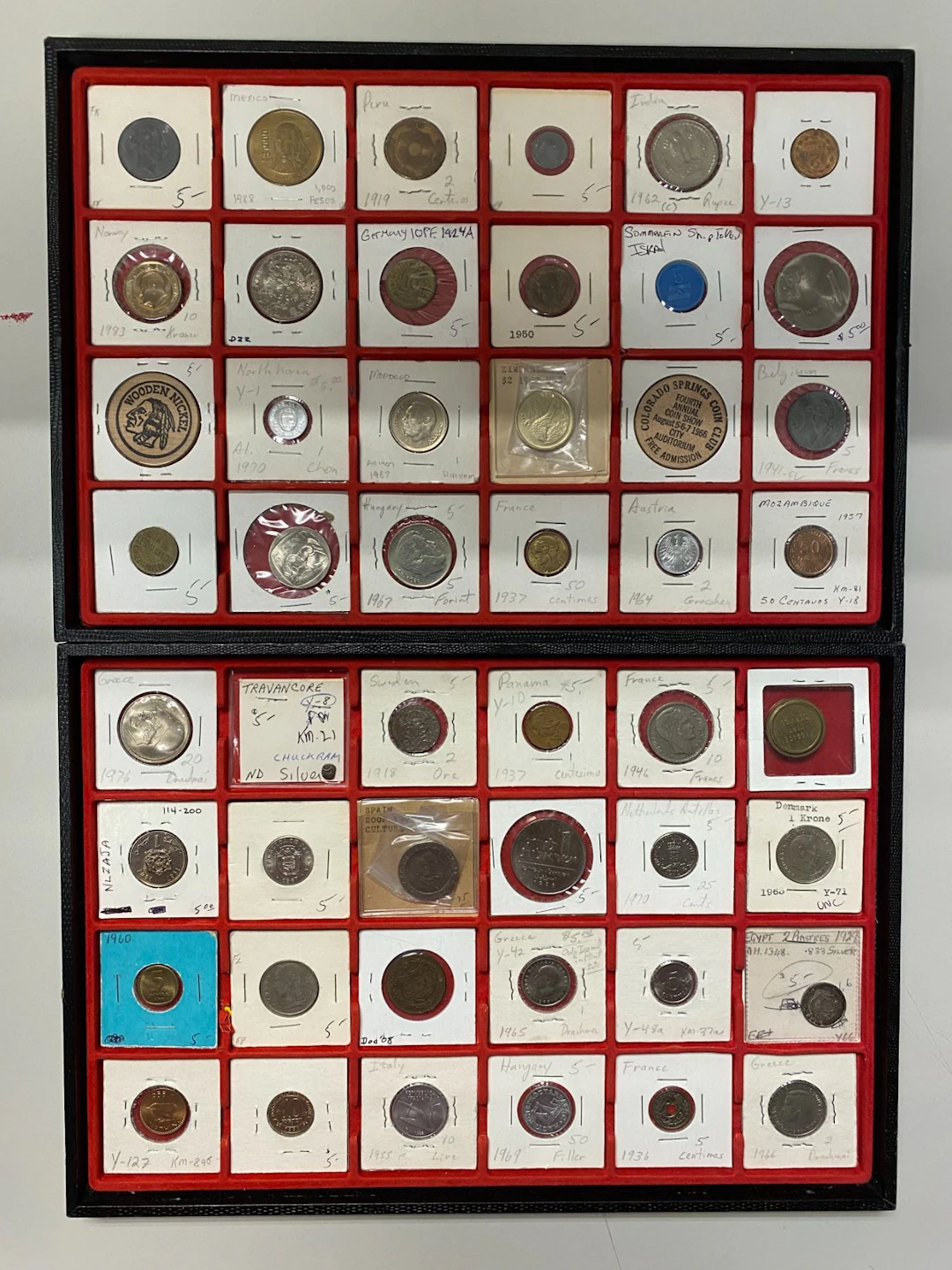 WORLDWIDE: LOT of 617 coins