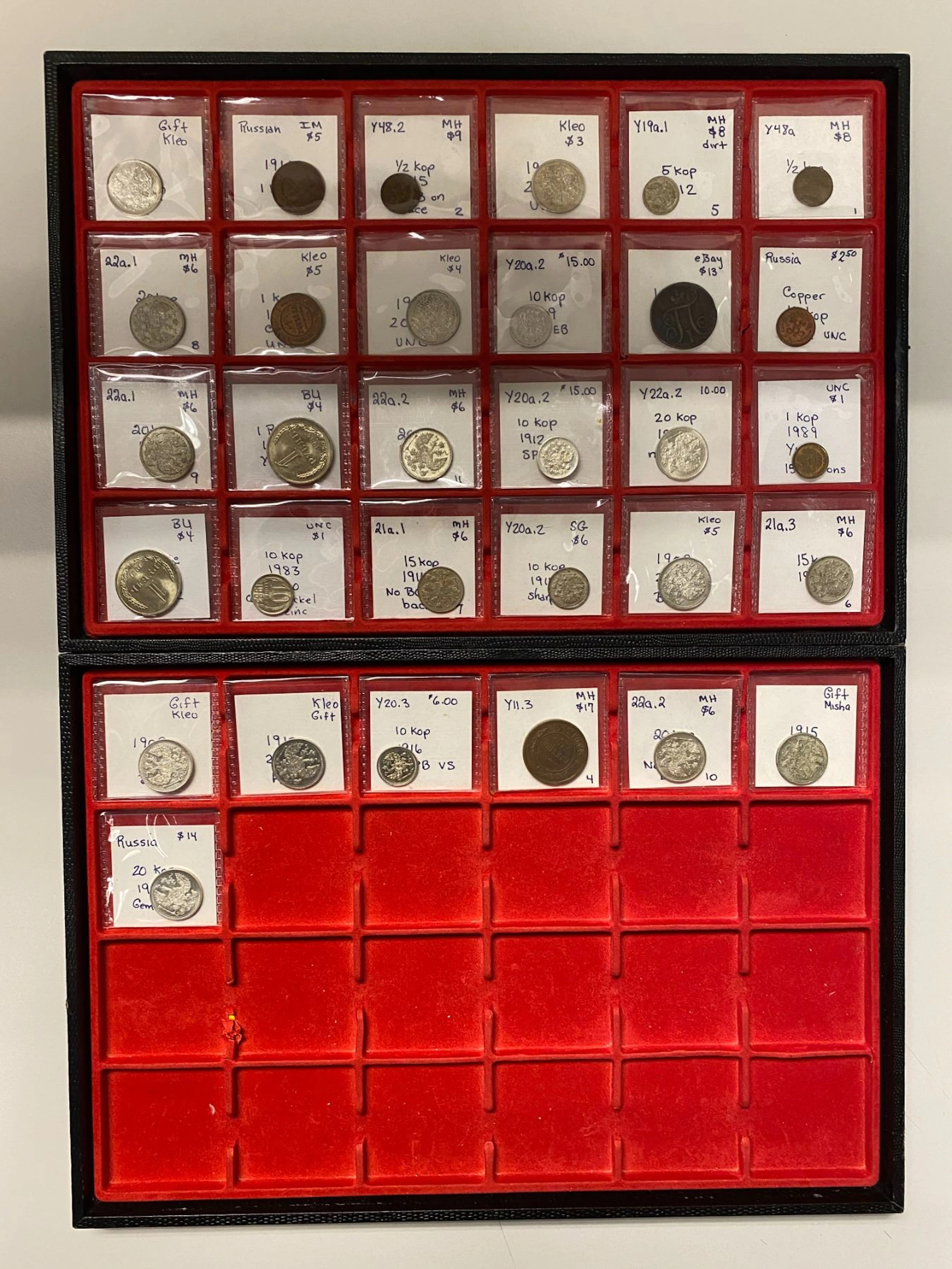 RUSSIA: LOT of 31 coins