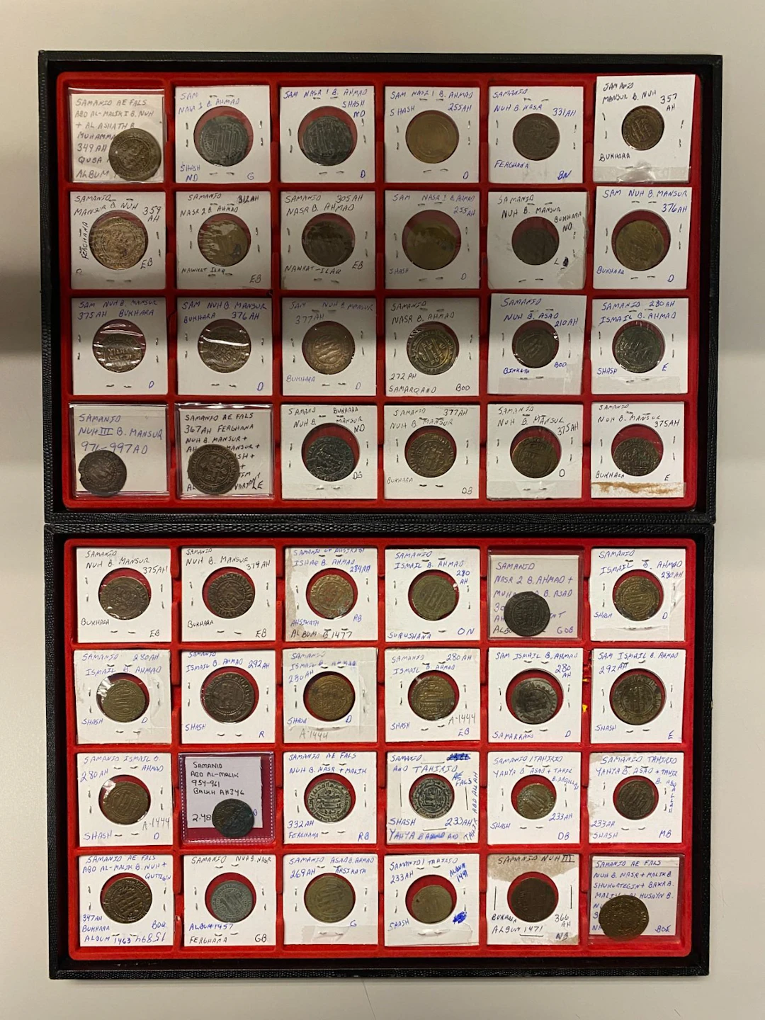 EARLY ISLAMIC: SAMANID: LOT of 49 coins