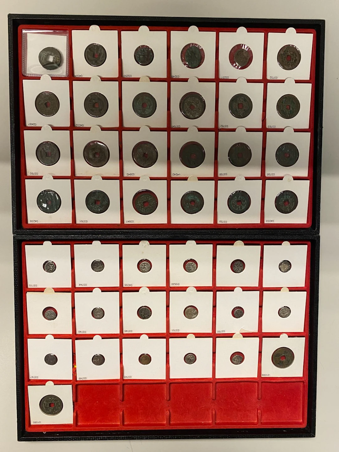 CHINA: SINKIANG: LOT of 43 coins