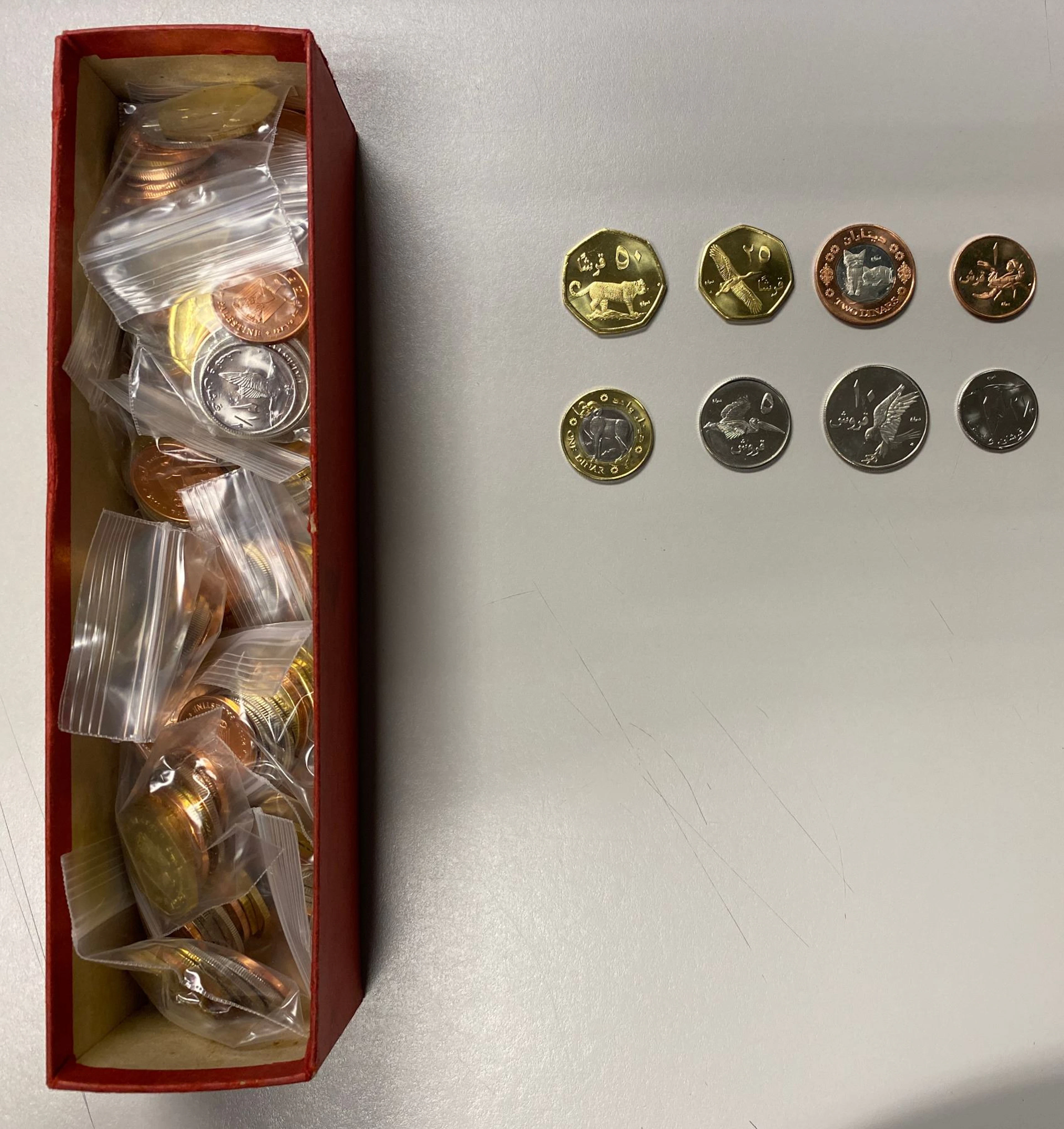PALESTINE: LOT of 160 coins