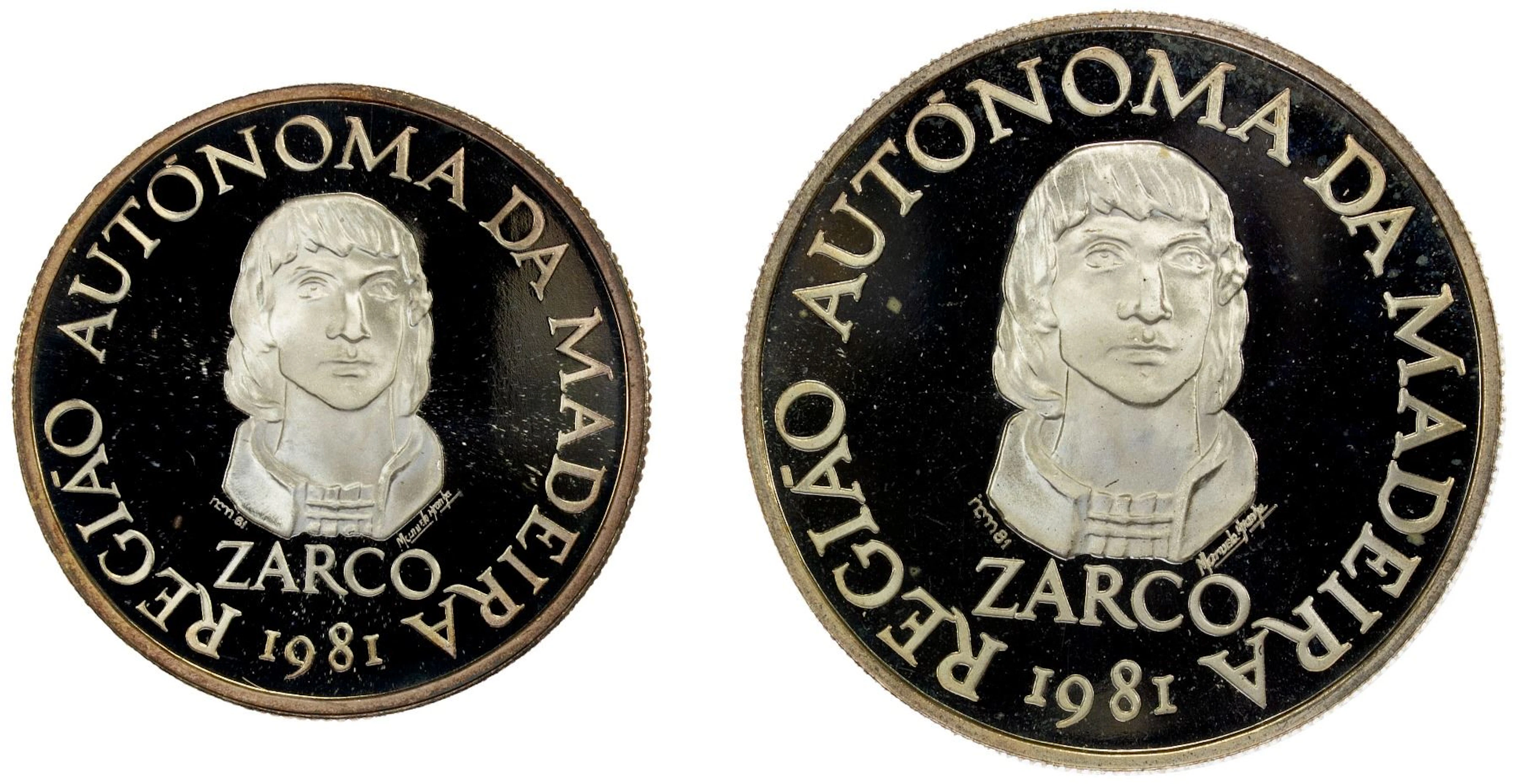PORTUGAL: Republic, 2-coin proof set, 1981