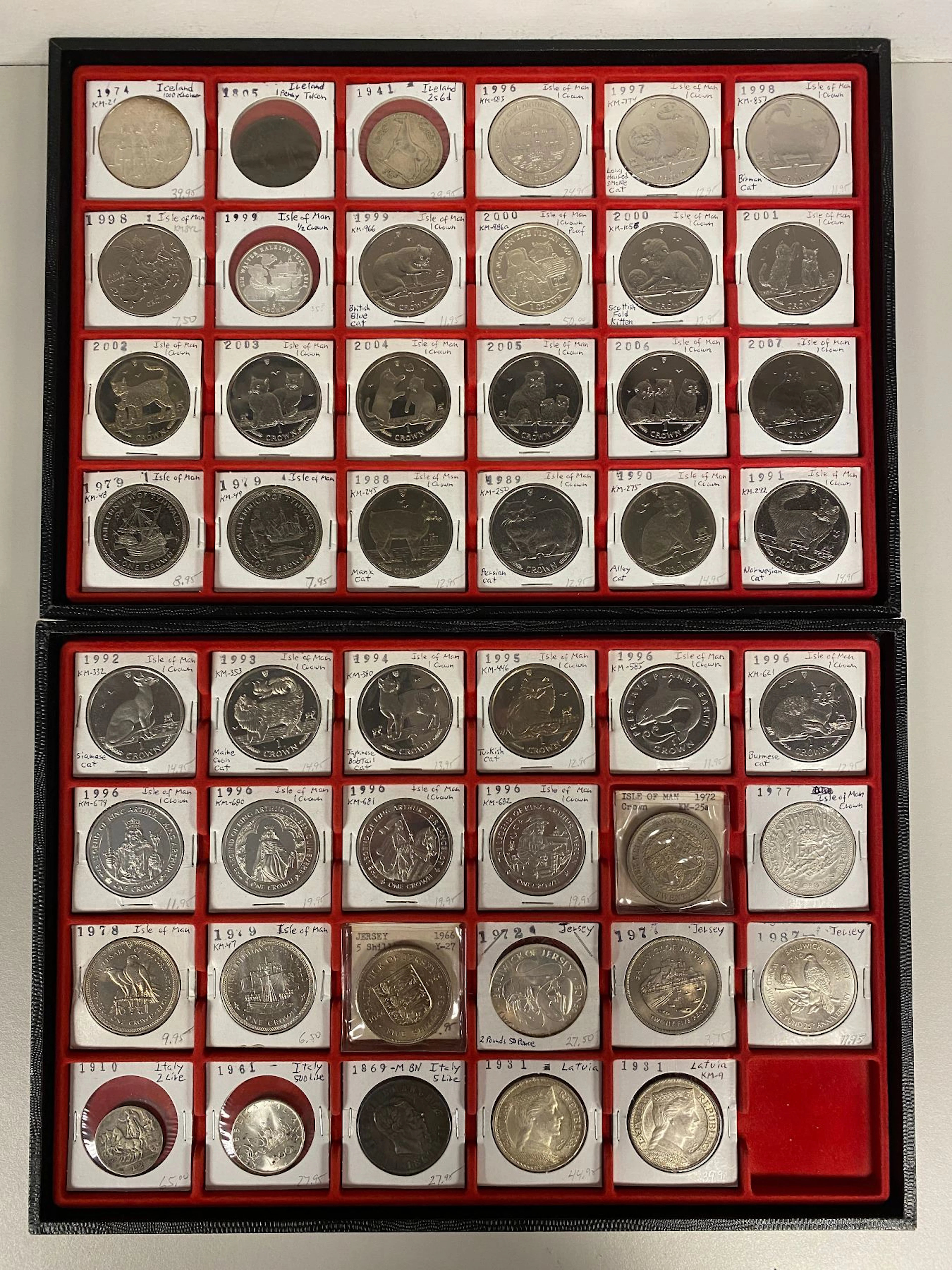 EUROPE: LOT of 47 coins