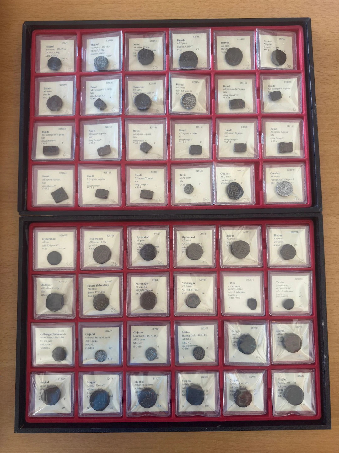 INDIA: LOT of 145 coins