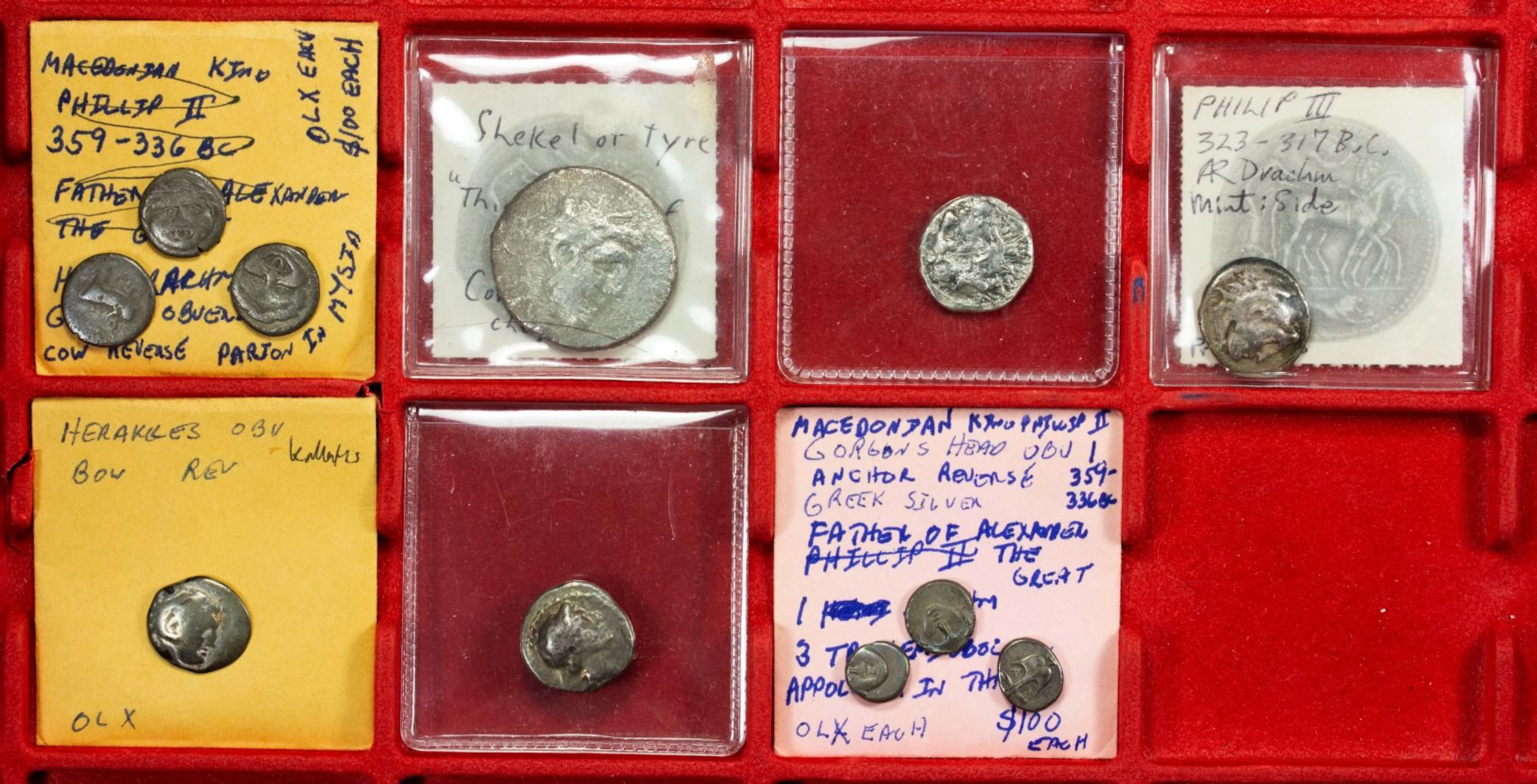 ANCIENT GREEK: LOT of 11 silver coins