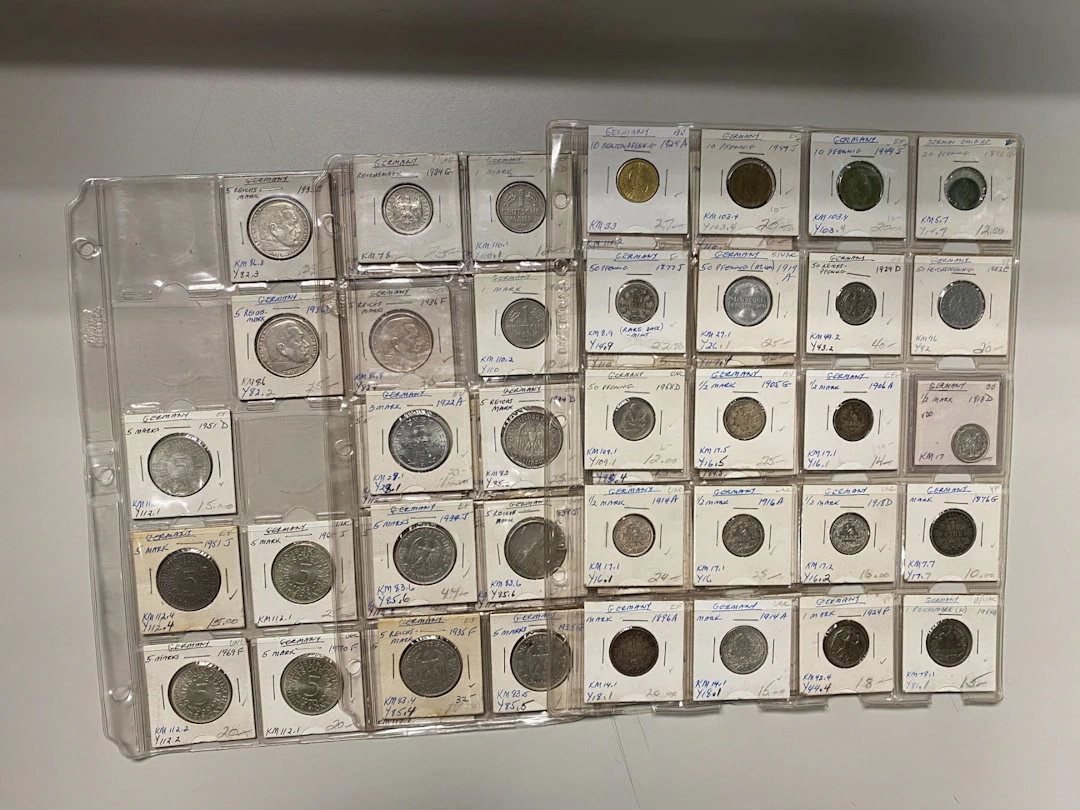 GERMANY: LOT of 54 coins
