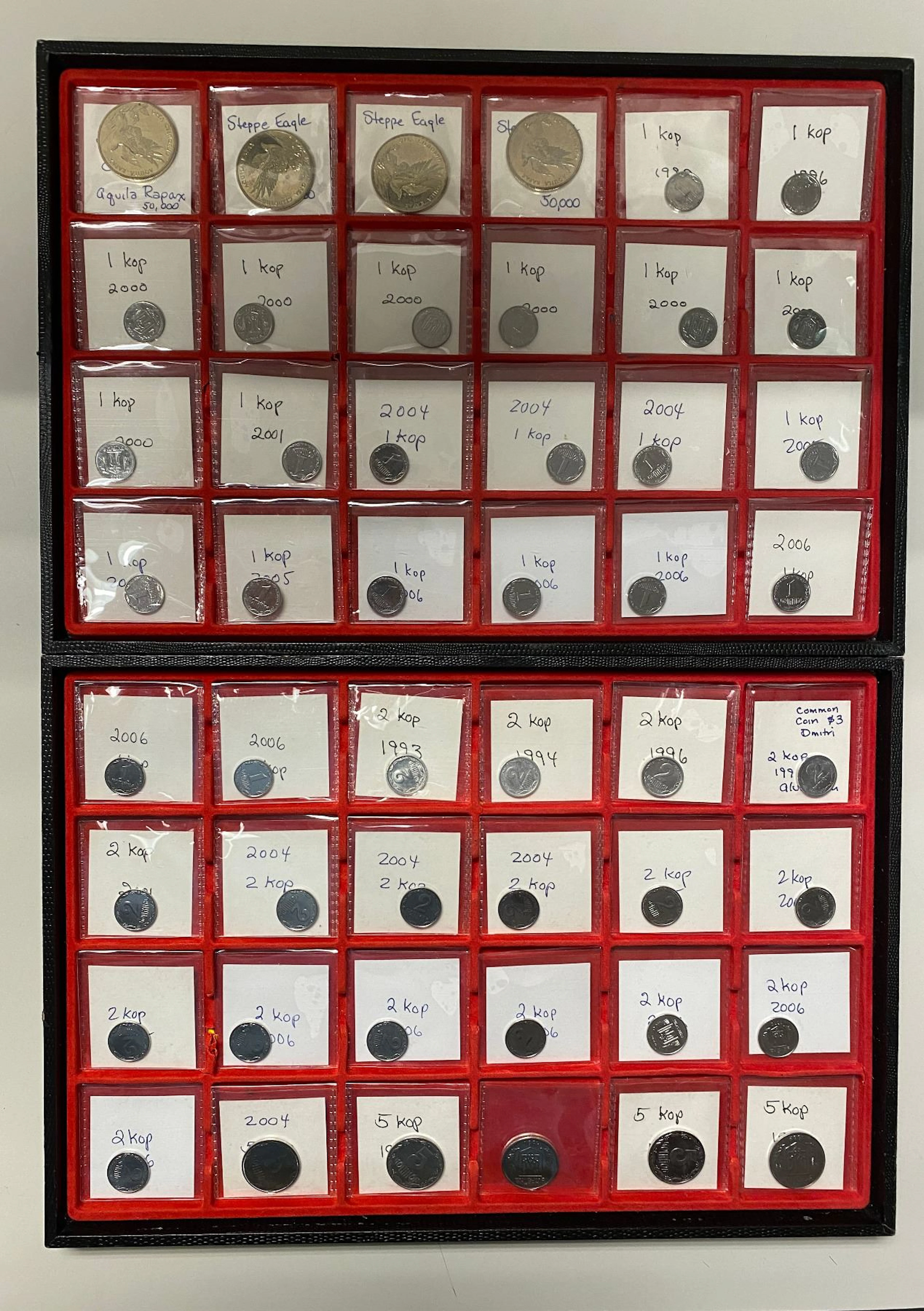 UKRAINE: LOT of 111 coins