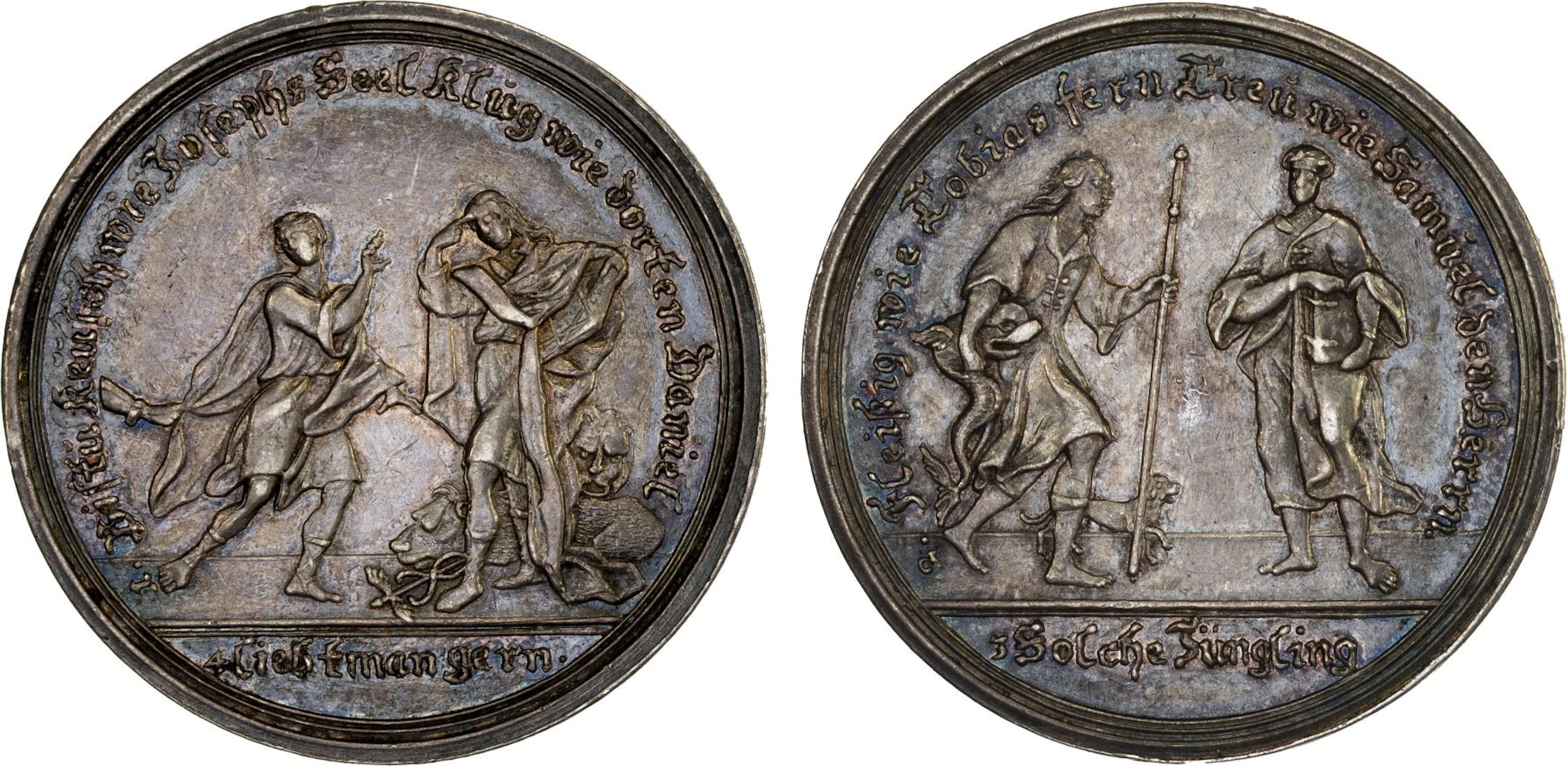 AUSTRIA: AR medal (14.50g), ND (ca. late 1700's), XF