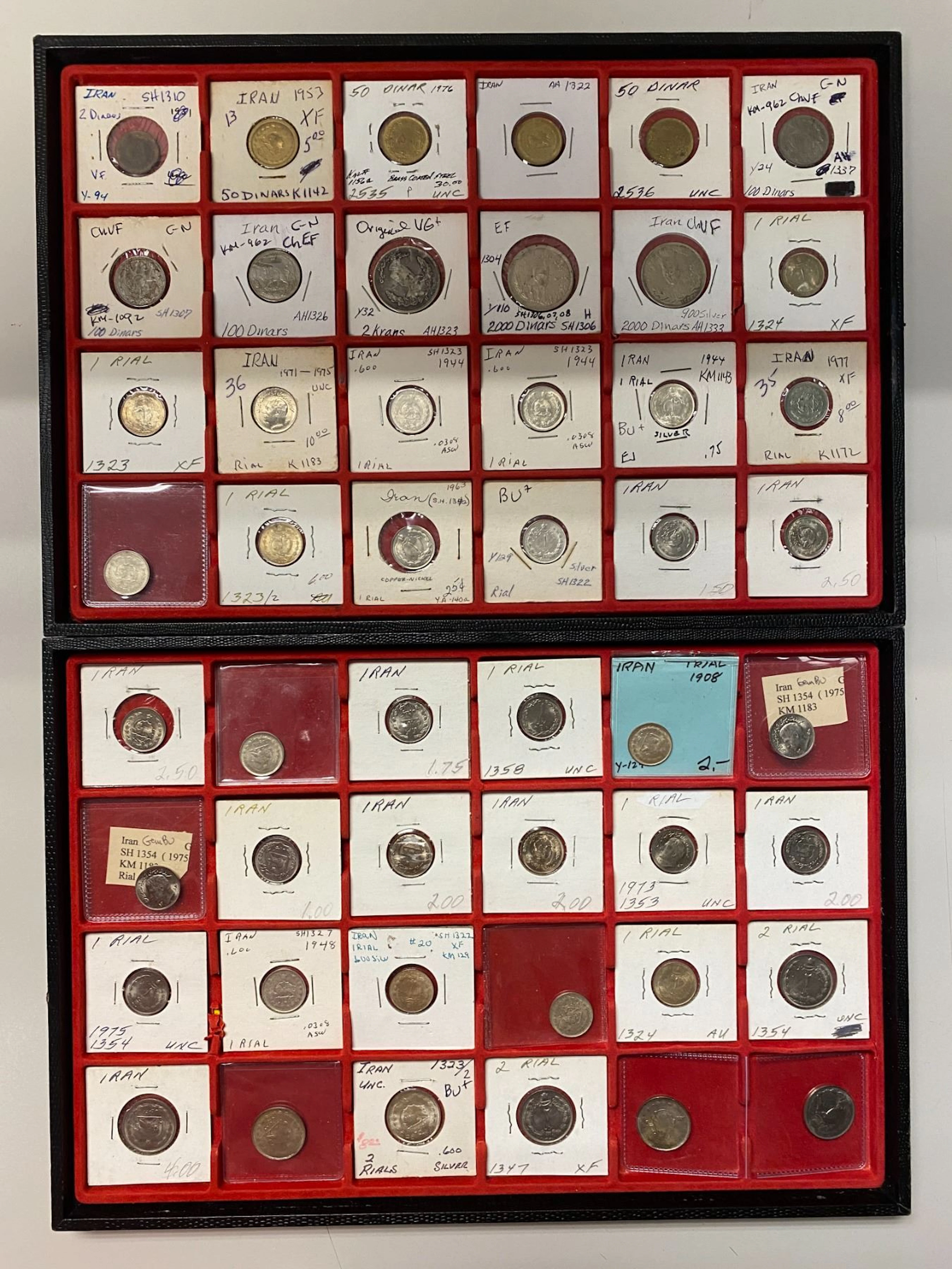 IRAN: LOT of 62 coins