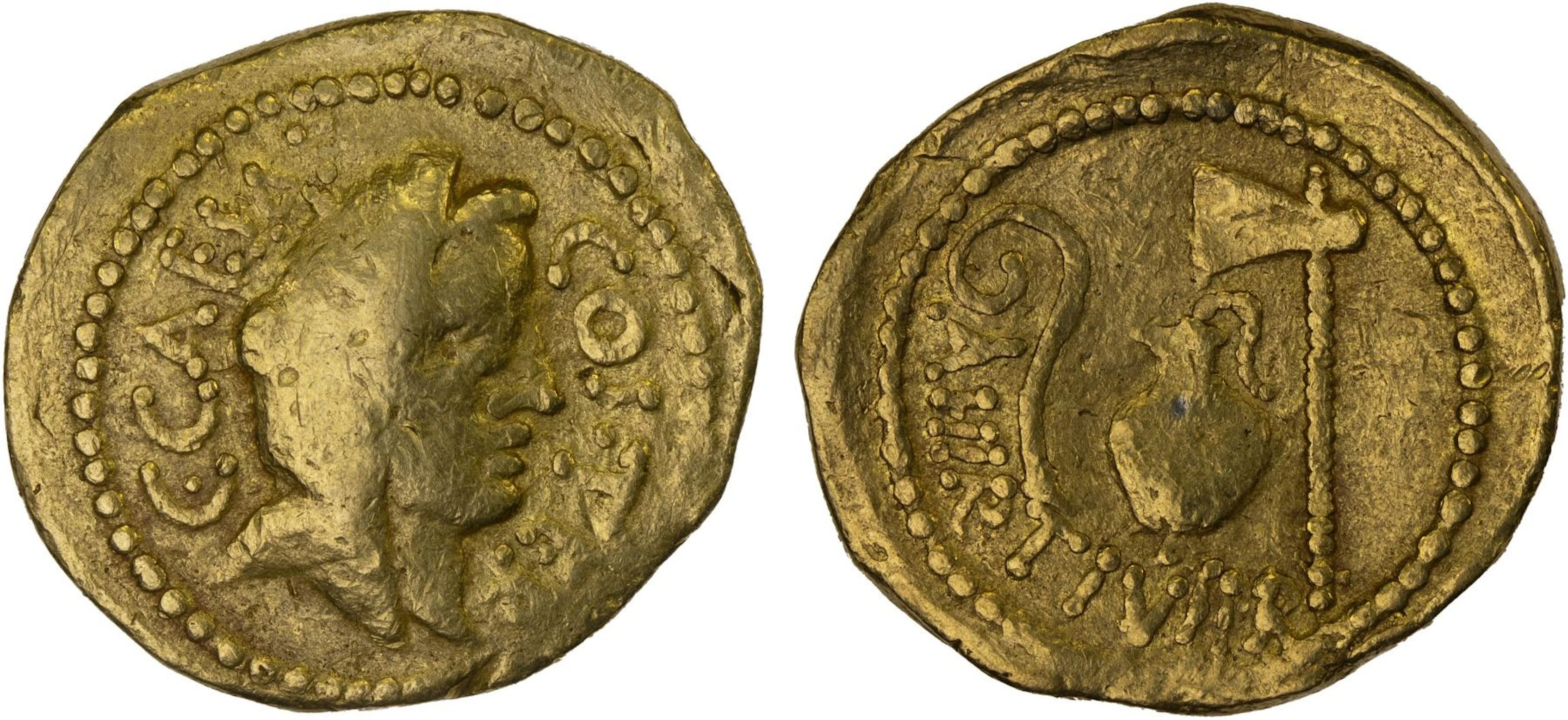 ROMAN IMPERATORIAL PERIOD: Julius Caesar, dictator, 49-44 BC, AV aureus