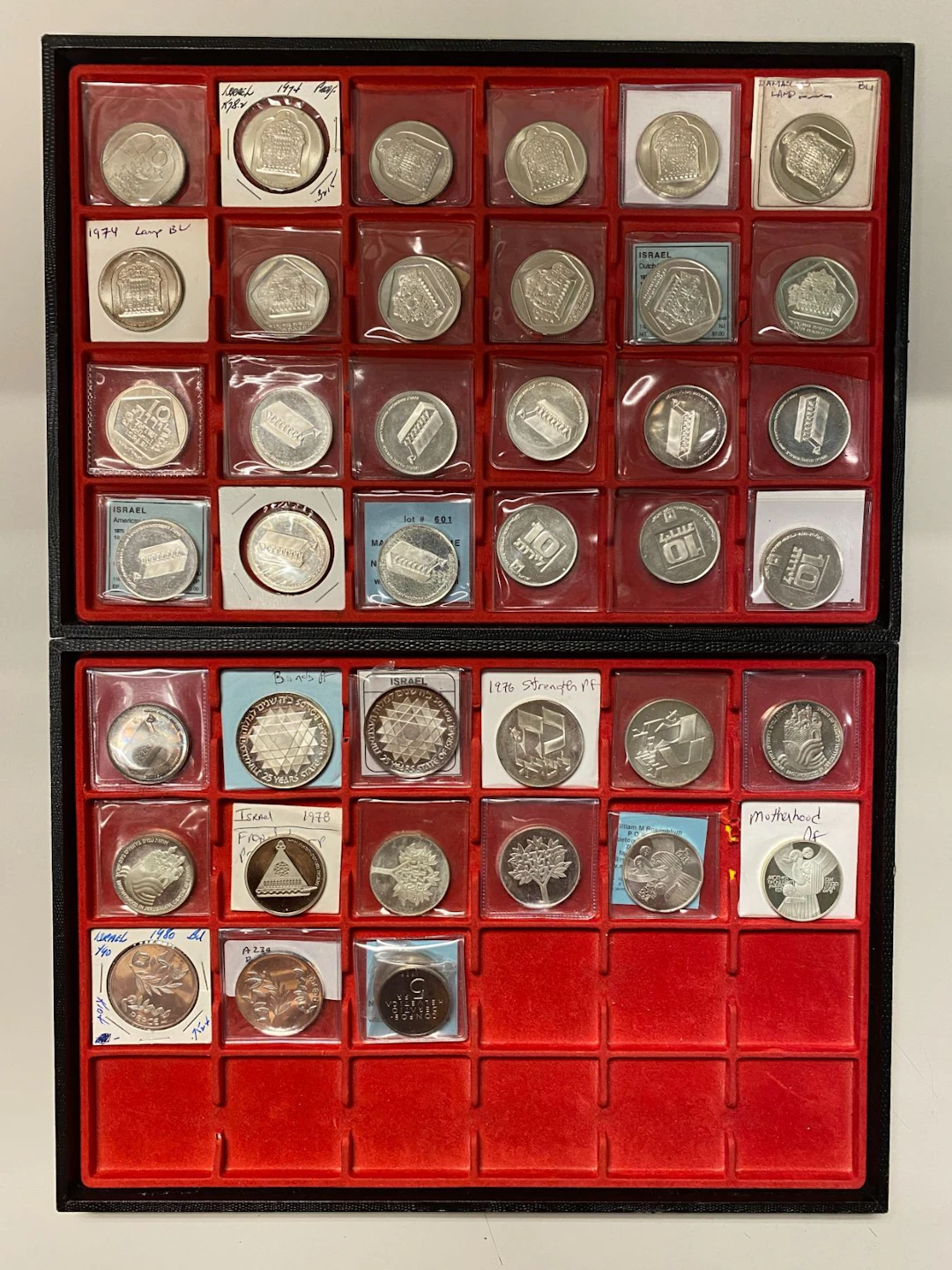 ISRAEL: Republic, LOT of 39 coins