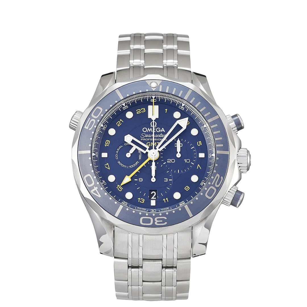 Omega Seamaster Diver 300m Co-Axial GMT Chronograph 44mm 212.30.44.52.03.001