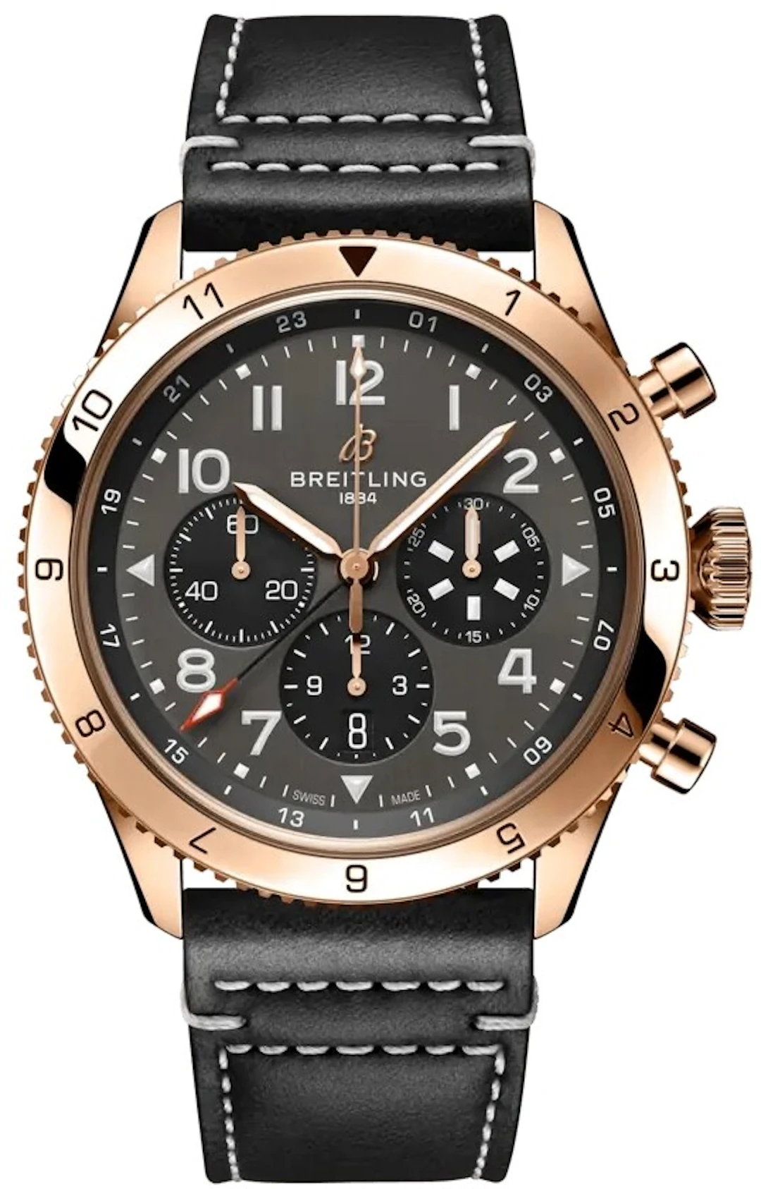 Breitling Super AVI B04 Chronograph GMT 46 RB04451A1B1X1 RB04451A1B1X1