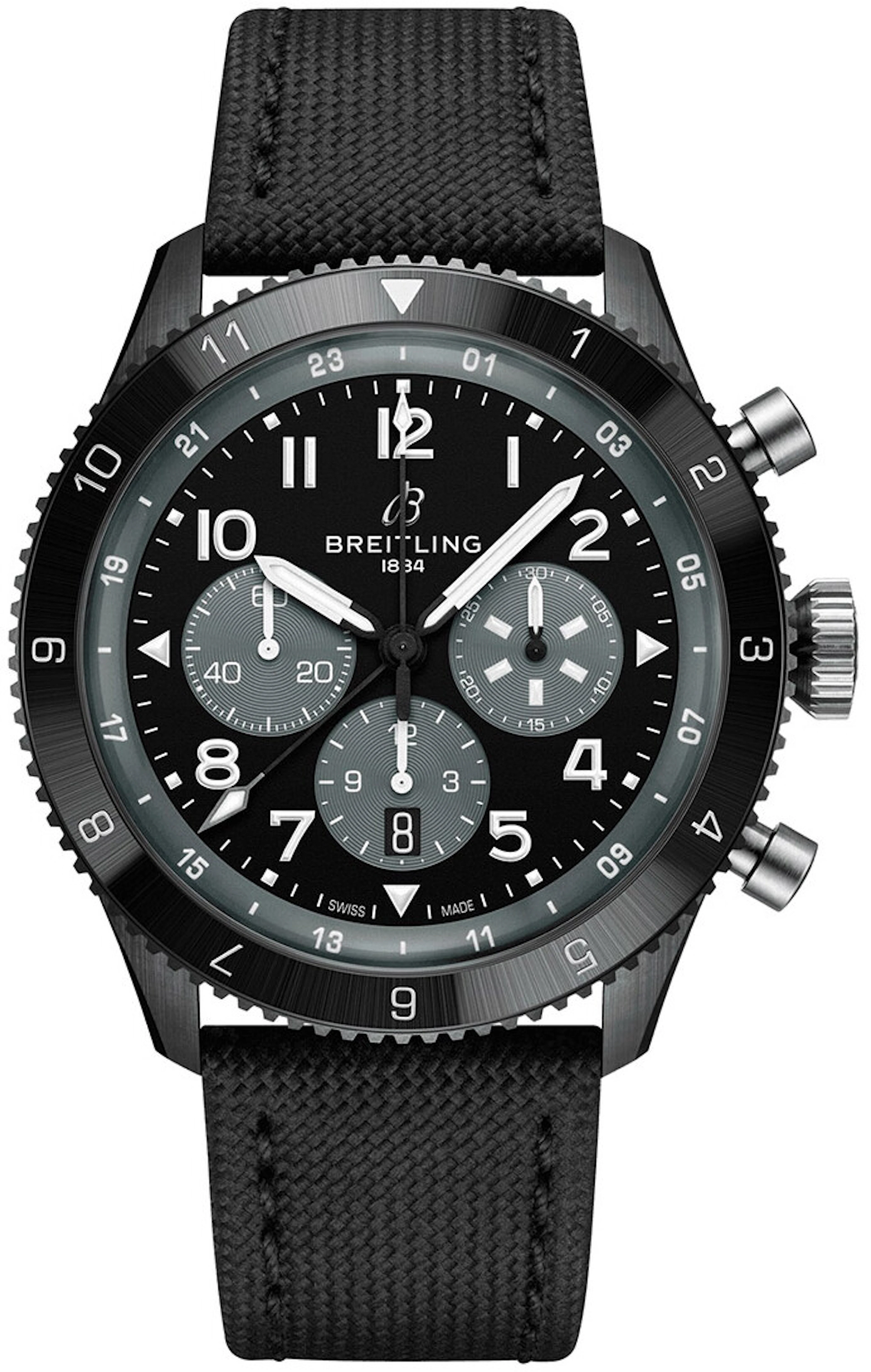 Breitling Super Avi B04 Chronograph Gmt 46 SB04451A1B1X1 SB04451A1B1X1
