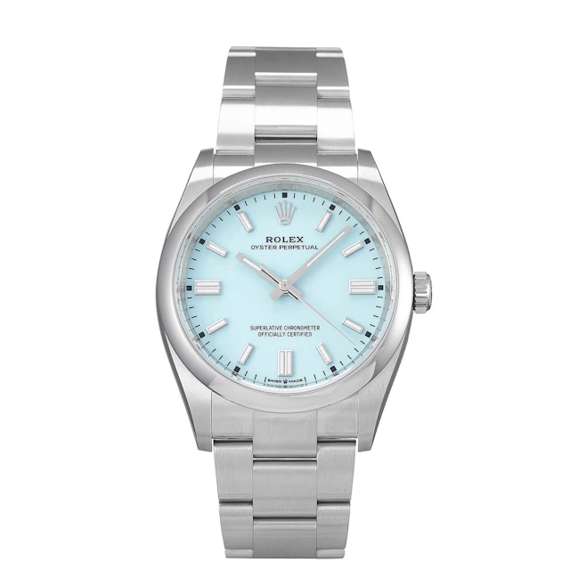 Rolex Oyster Perpetual 41 Tiffany Blue 124300-0006 124300-0006