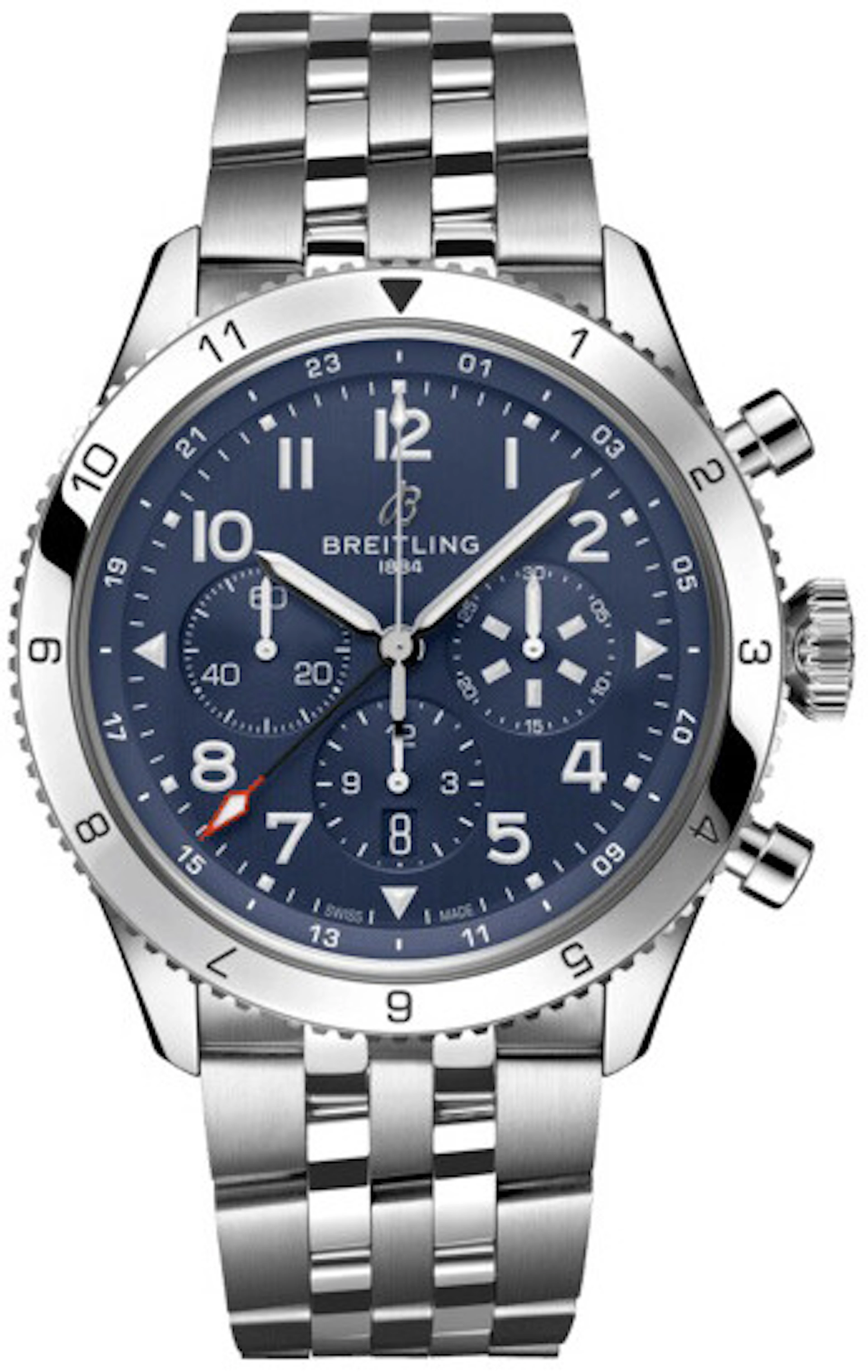 Breitling Super Avi B04 Chronograph Gmt 46 AB04451A1C1A1 AB04451A1C1A1