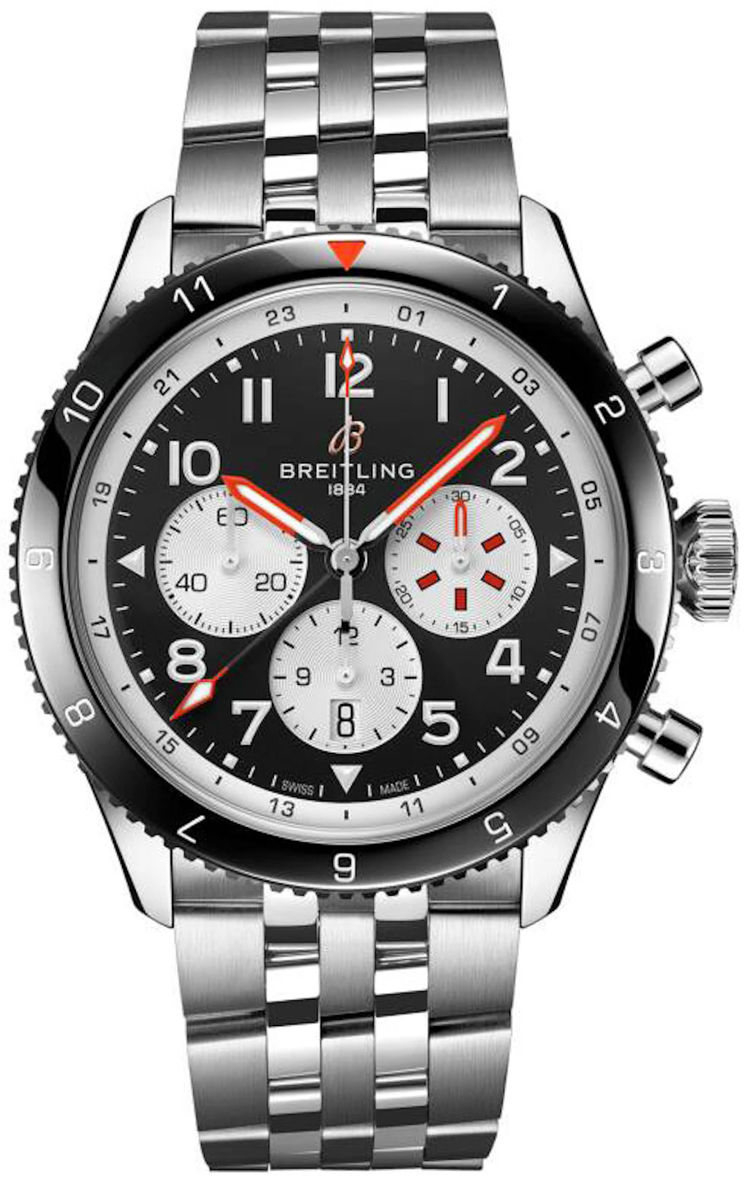 Breitling Super Avi B04 Chronograph Gmt 46 YB04451A1B1A1 YB04451A1B1A1