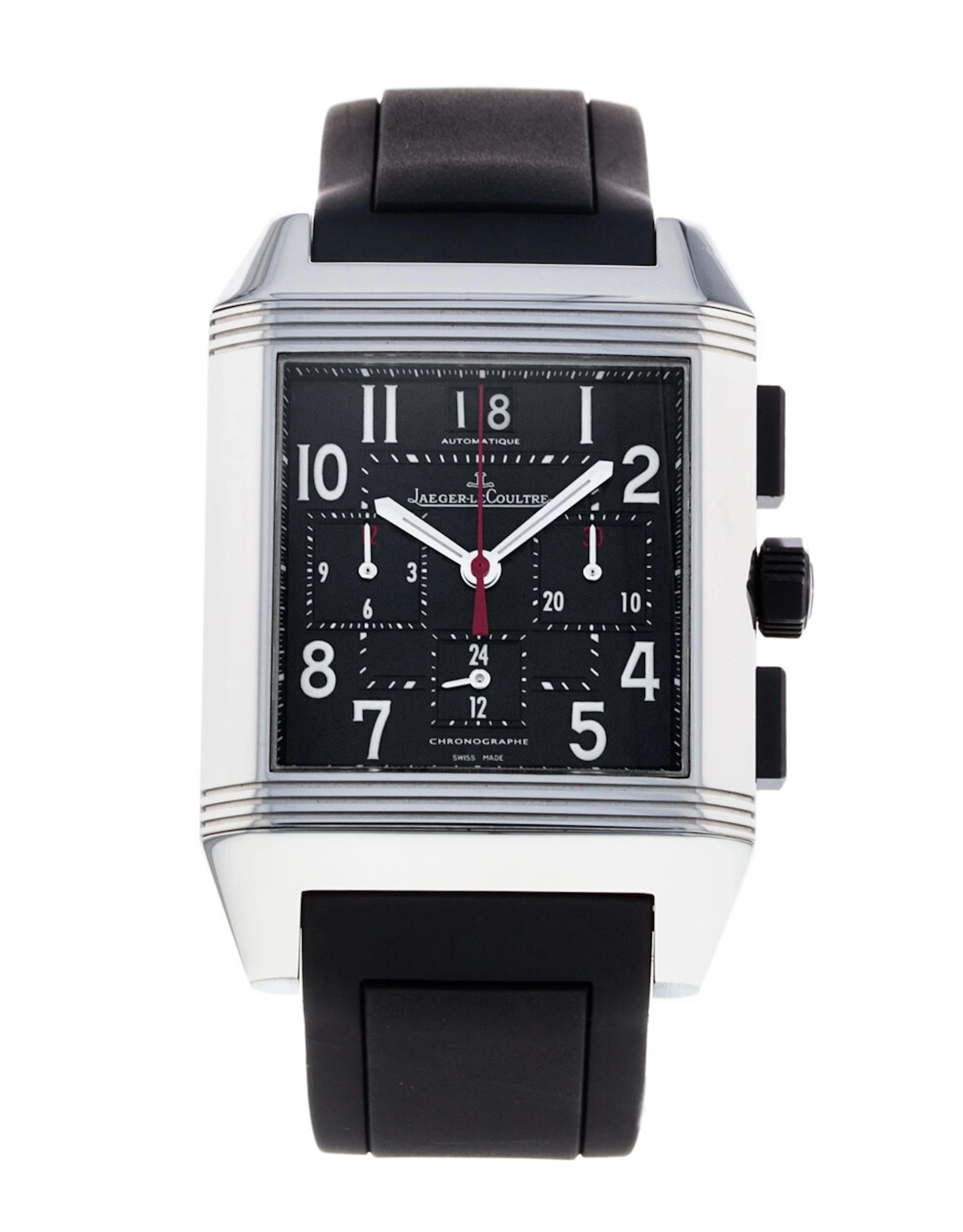 Jaeger LeCoultre Reverso Squadra Chronograph GMT Black 701868P 701868P