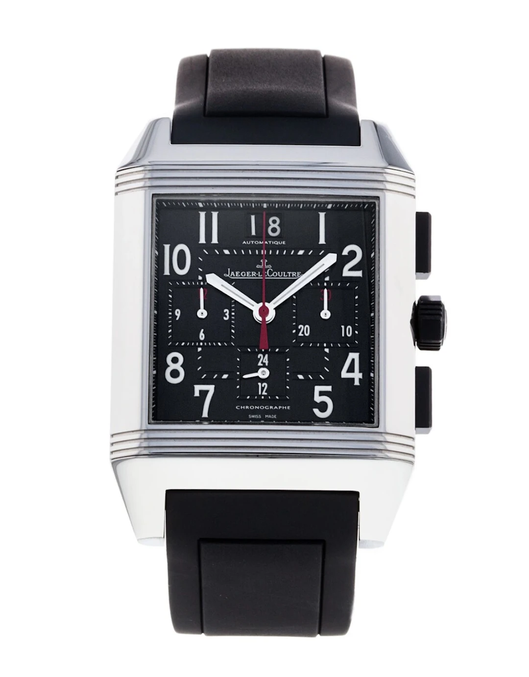 Jaeger LeCoultre Reverso Squadra Chronograph GMT Black 701868P 701868P
