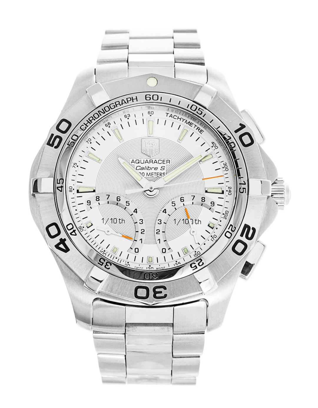 TAG Heuer Aquaracer Calibre S 1/100Th Sec Electro-Mechanical Chronograph
