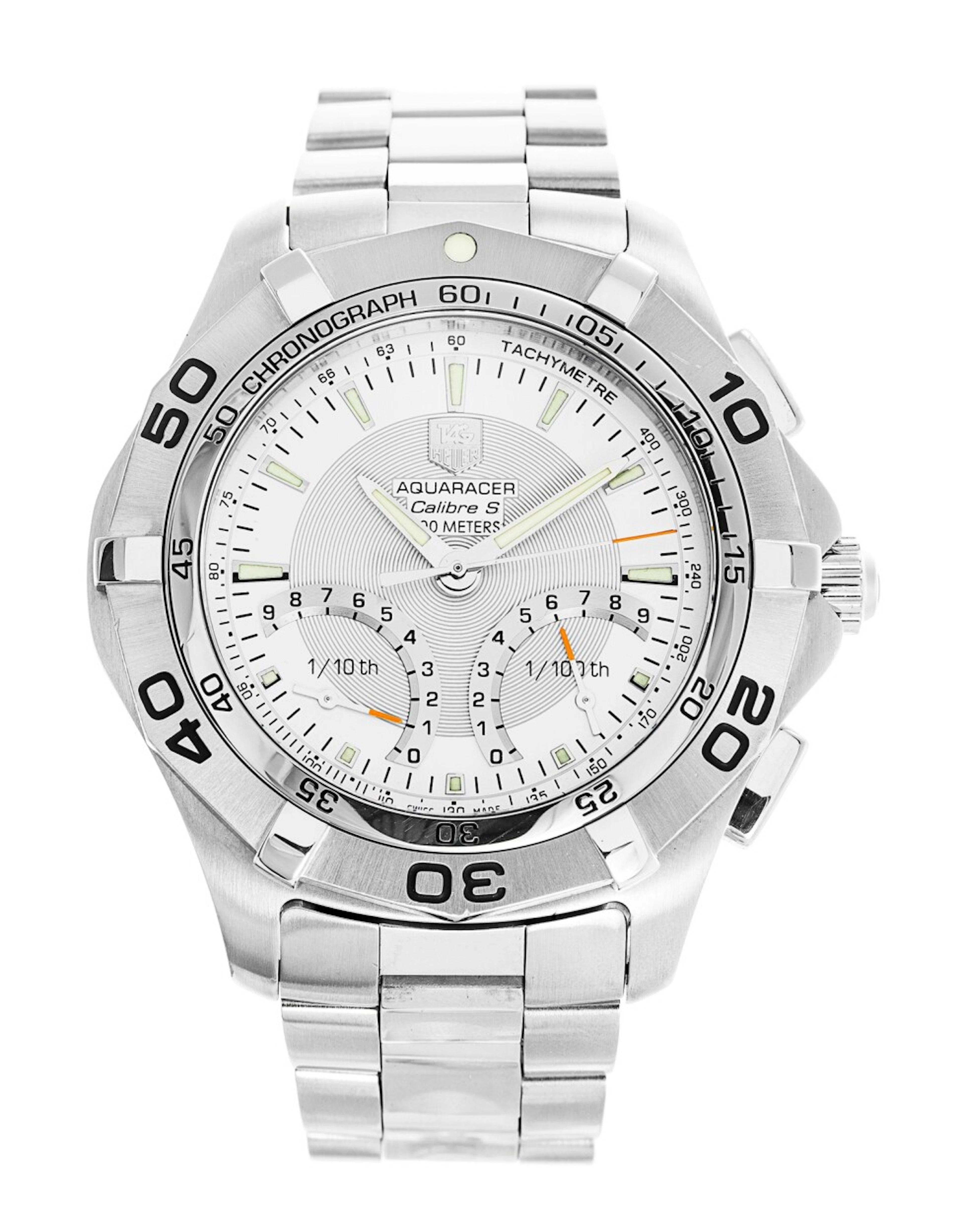 TAG Heuer Aquaracer Calibre S 1/100Th Sec Electro-Mechanical Chronograph