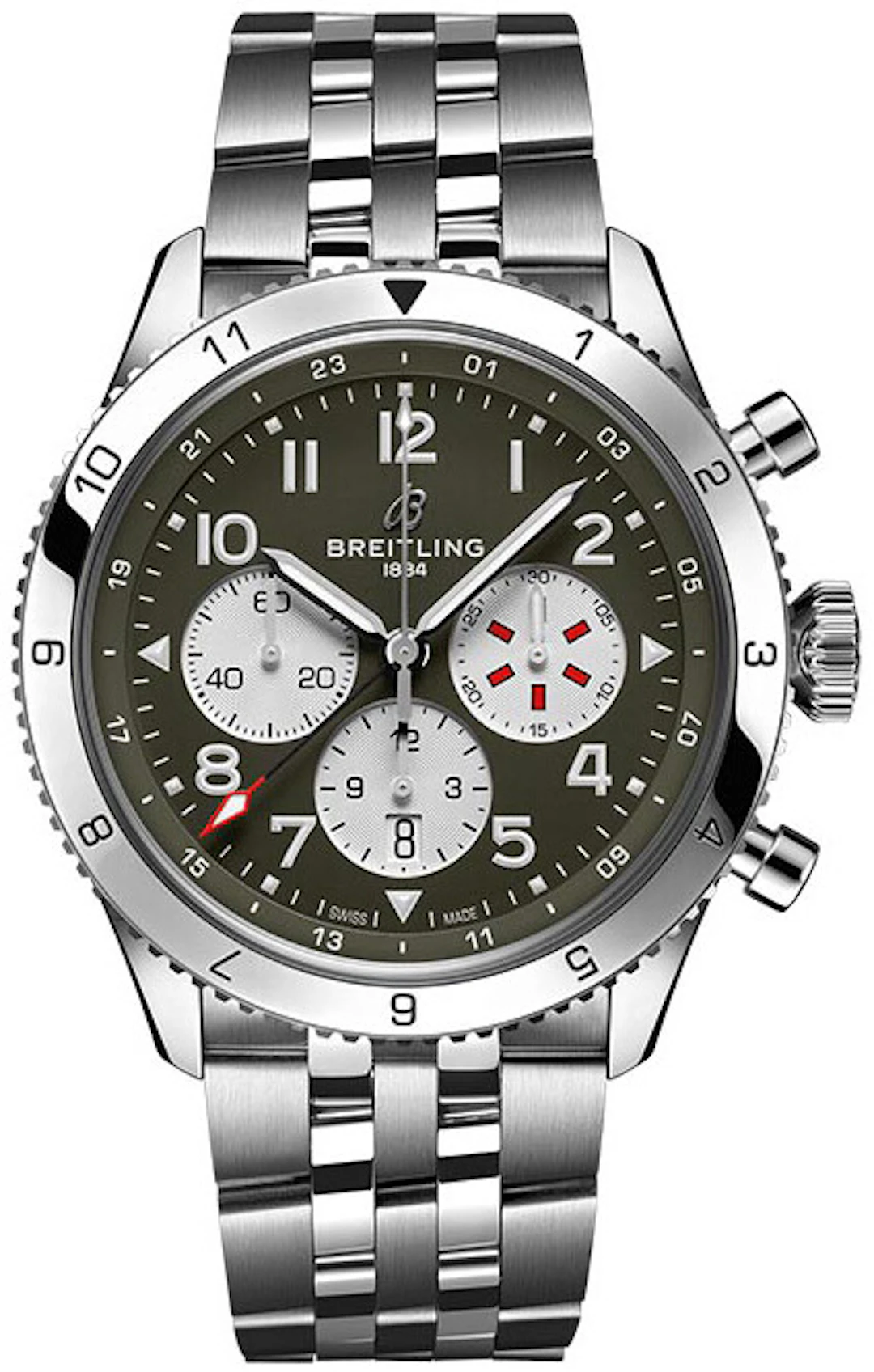 Breitling Super Avi B04 Chronograph Gmt 46 AB04452A1L1A1 AB04452A1L1A1