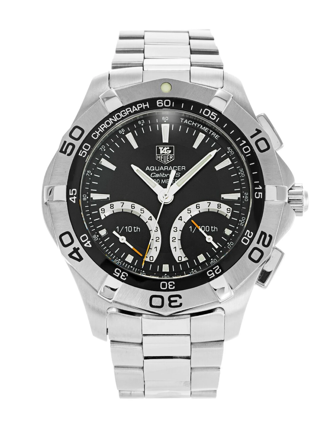 TAG Heuer Aquaracer Calibre S 1/100Th Sec Electro-Mechanical Chronograph
