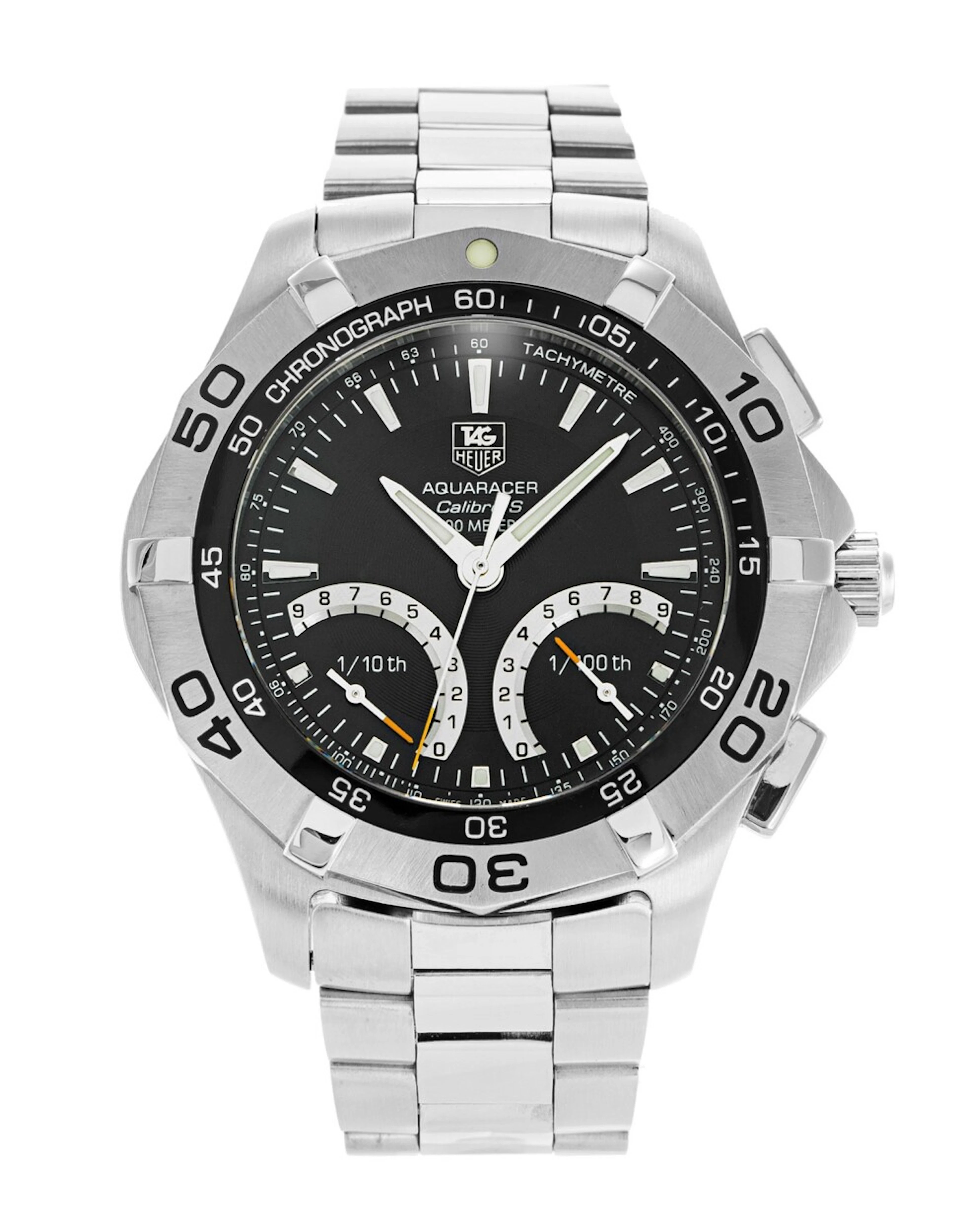 TAG Heuer Aquaracer Calibre S 1/100Th Sec Electro-Mechanical Chronograph