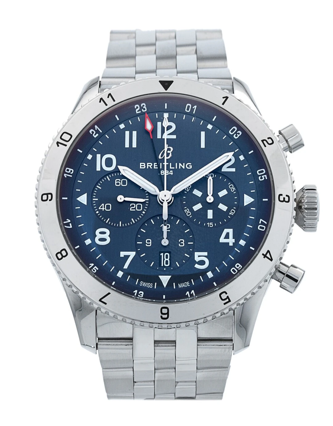 Breitling Super Avi B04 Chronograph Gmt 46 AB04451A1C1A1 AB04451A1C1A1