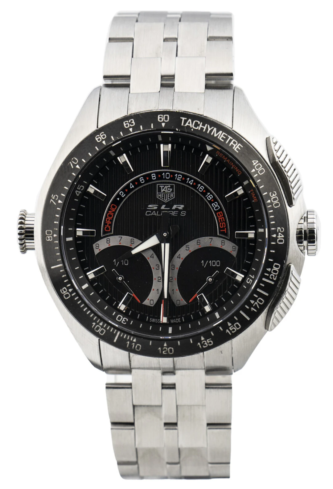 TAG Heuer SLR Calibre S Laptimer 1/100Th Electro-Mechanical Chronograph