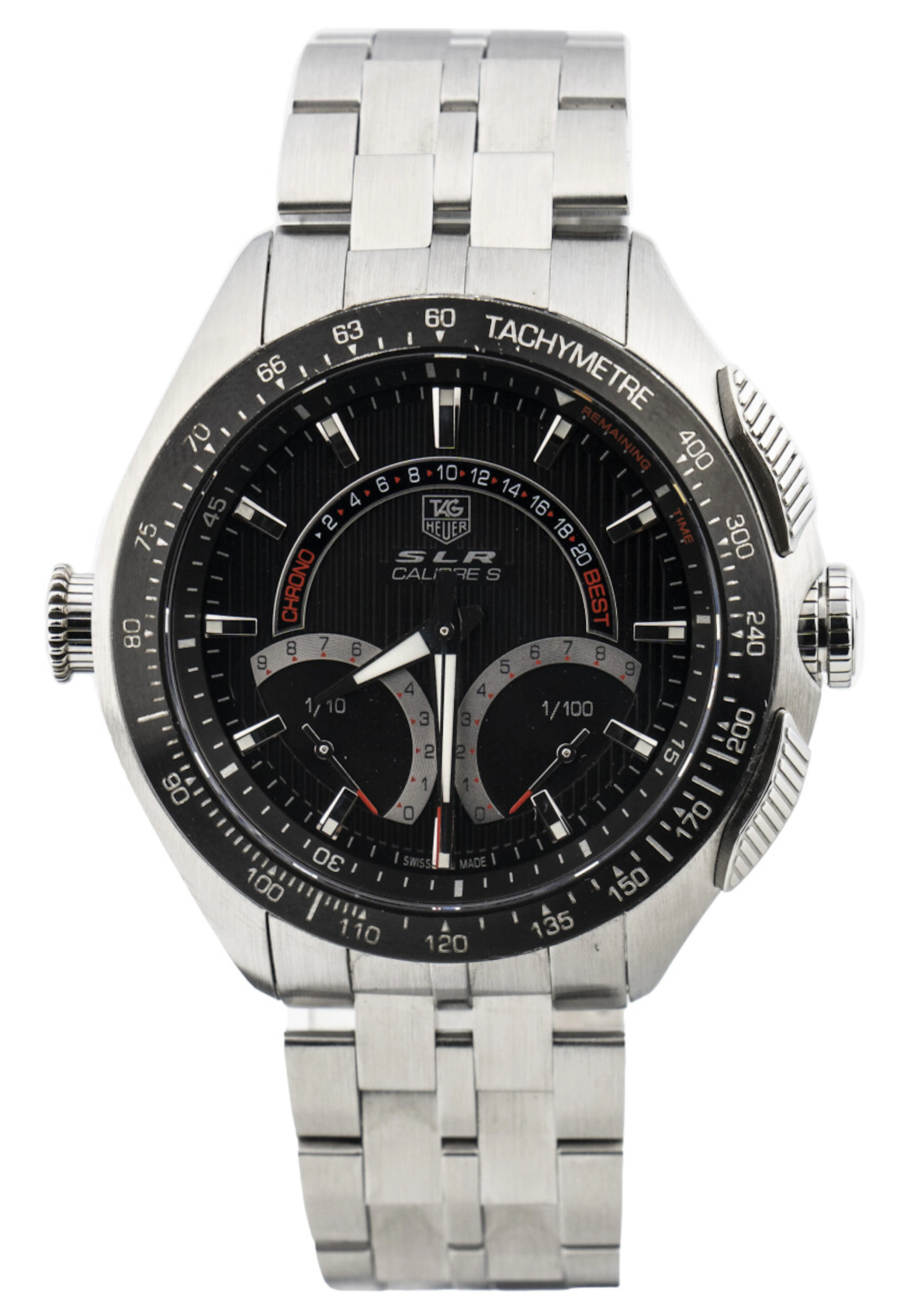 TAG Heuer SLR Calibre S Laptimer 1/100Th Electro-Mechanical Chronograph