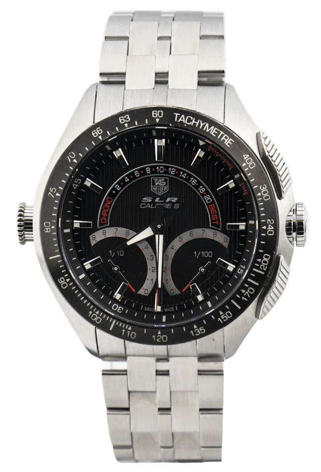 TAG Heuer SLR Calibre S Laptimer 1/100Th Electro-Mechanical Chronograph