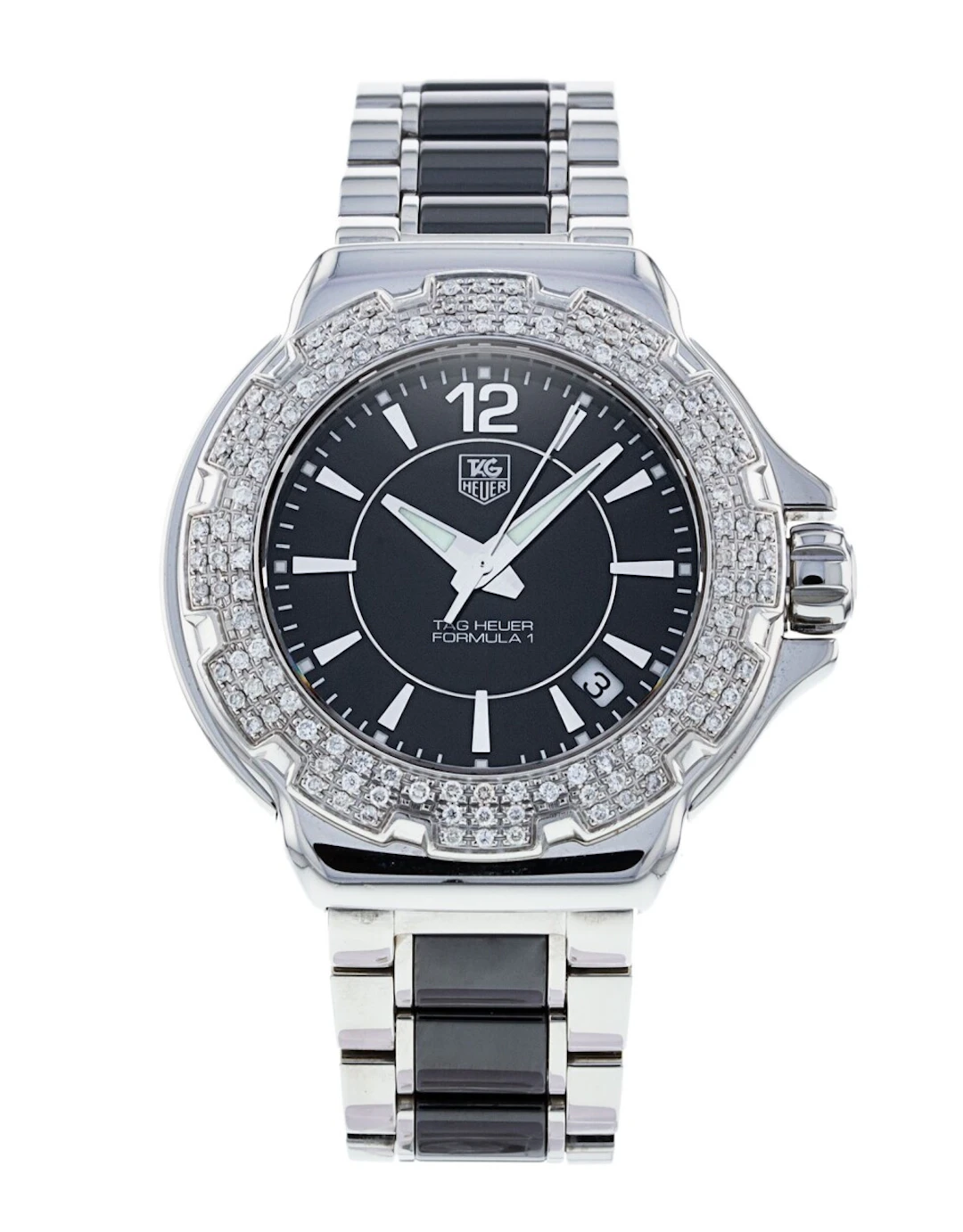 TAG Heuer Formula 1 Steel And Ceramic Full Diamonds WAH1214.BA0859