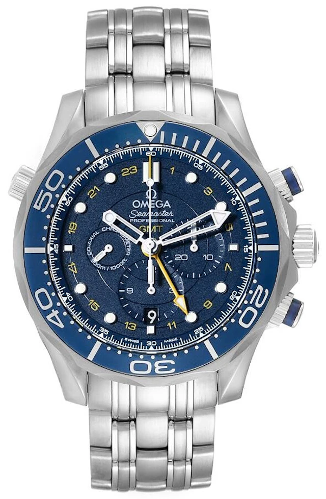 Omega Seamaster Diver 300m Co-Axial GMT Chronograph 44mm 212.30.44.52.03.001