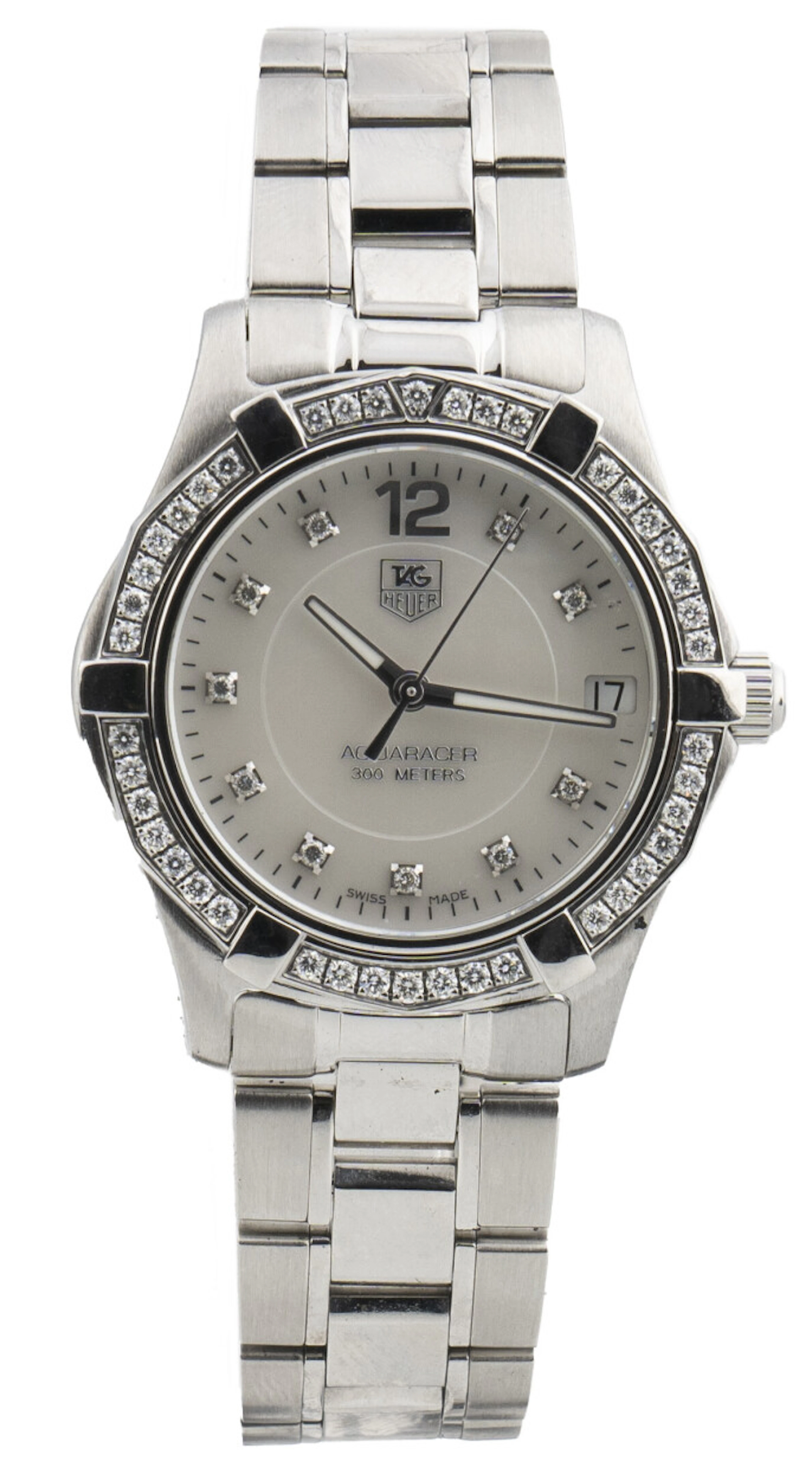 TAG Heuer Aquaracer 32 mm Diamond Dial And Bezel WAF1313.BA0819 WAF1313.BA0819