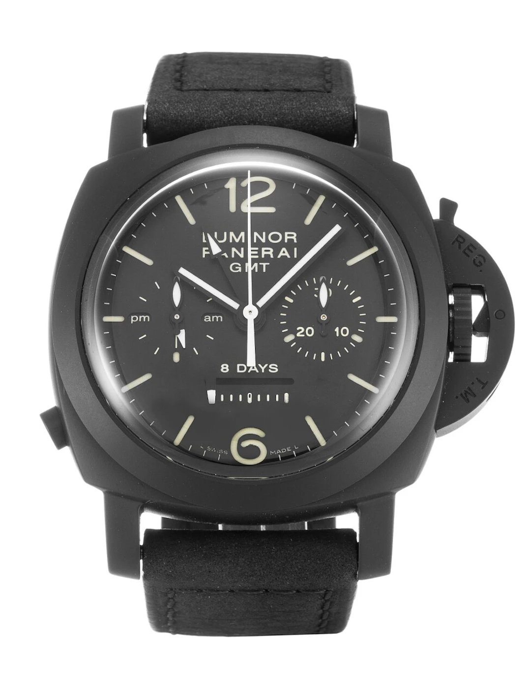 Panerai Special Luminor 1950 Ceramic 8 Days Chrono Monopulsante GMT