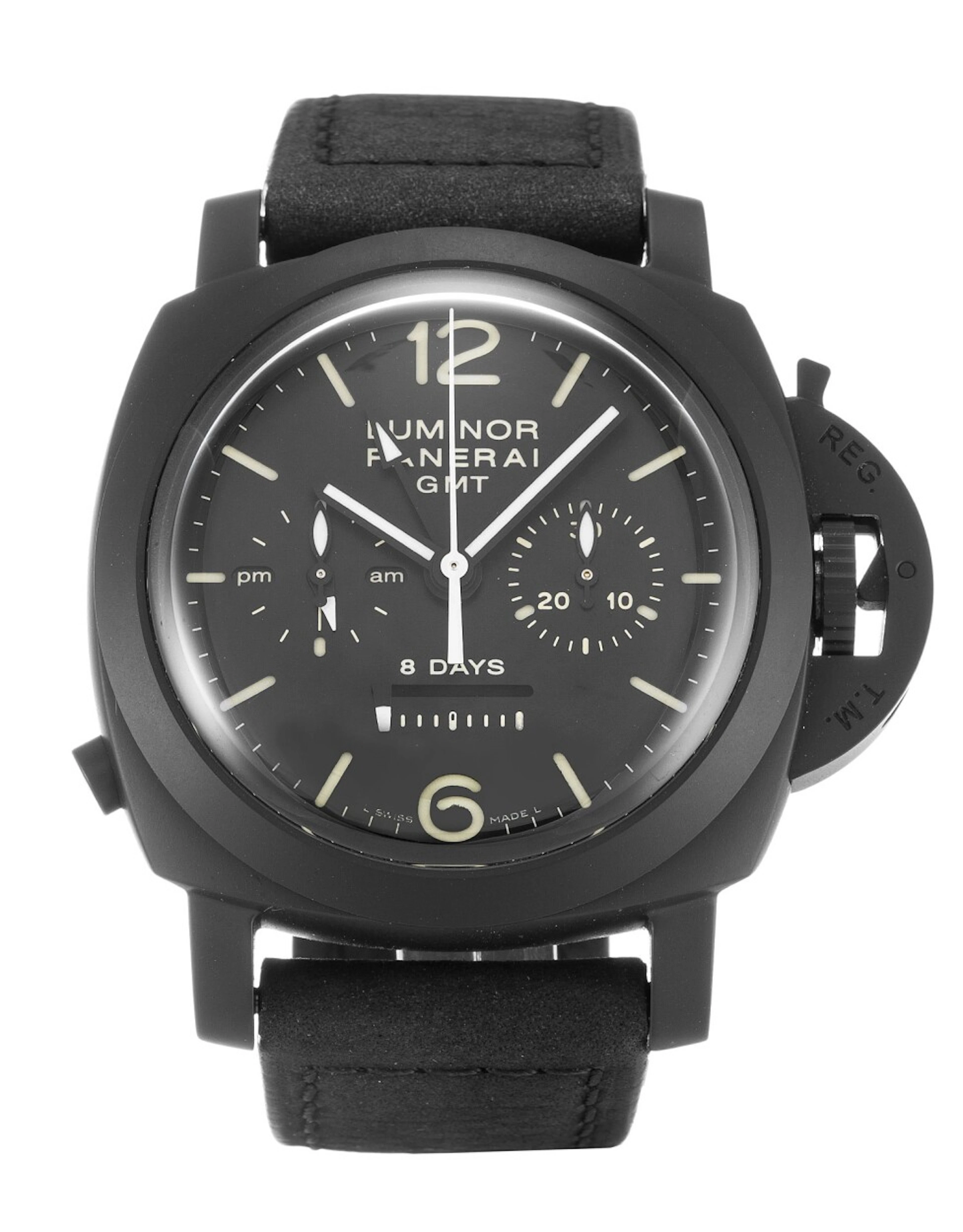 Panerai Special Luminor 1950 Ceramic 8 Days Chrono Monopulsante GMT