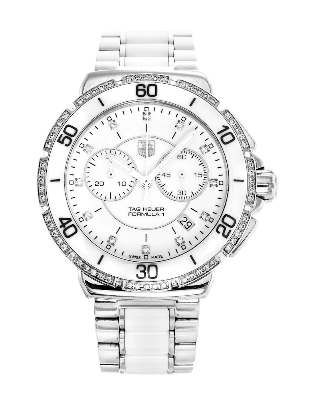 TAG Heuer Formula 1 Steel And Ceramic Chronograph Diamonds CAH1213.BA0863